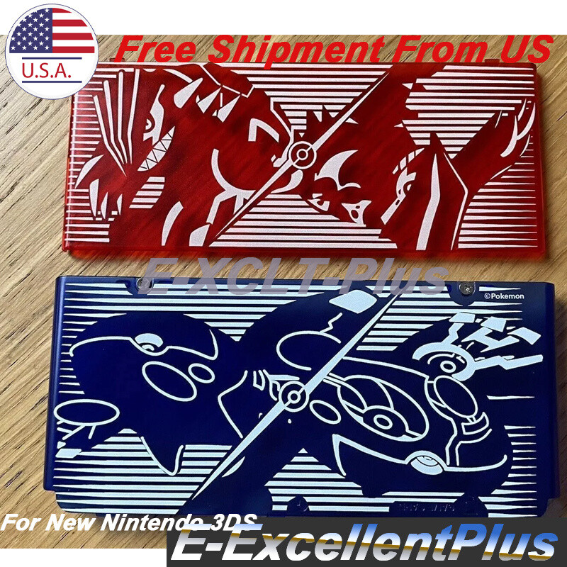 A&E Housing Shell Case Kisekae Cover For Nintendo New 3DS Pokemon Ruby Sapphire