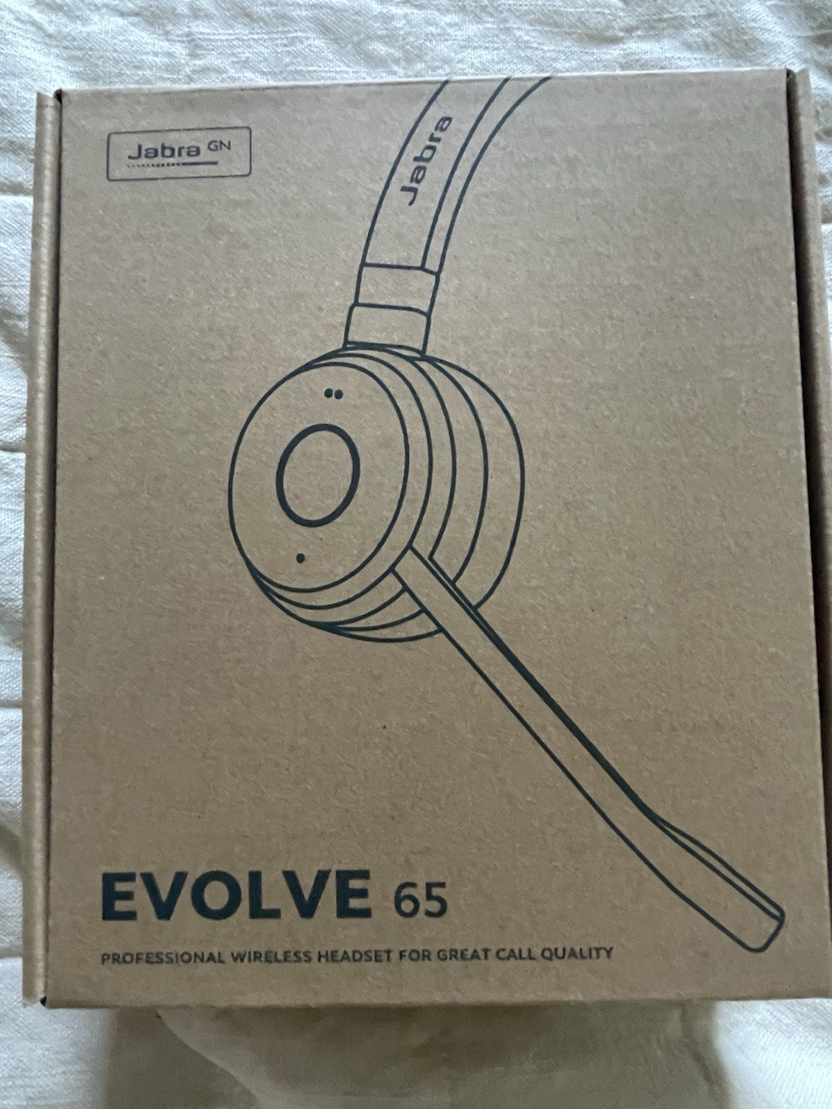 Jabra Evolve 65 TE Mono Wireless Headset-Bluetooth Noise canceling