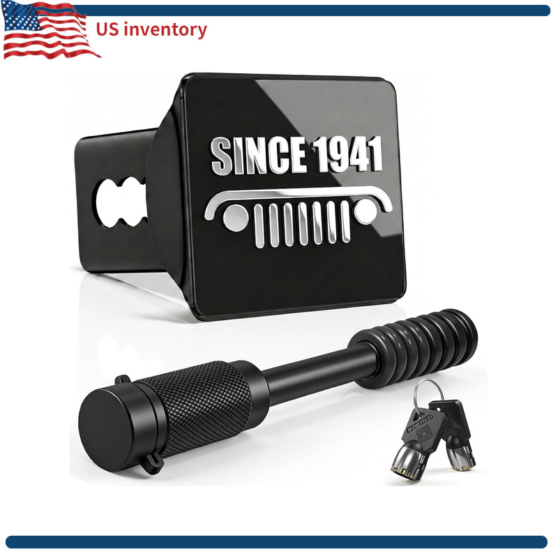 Hitch Cover 2 Inch Receivers 5/8-Inch Pin Diameter Anti-Theft Lock Since1941