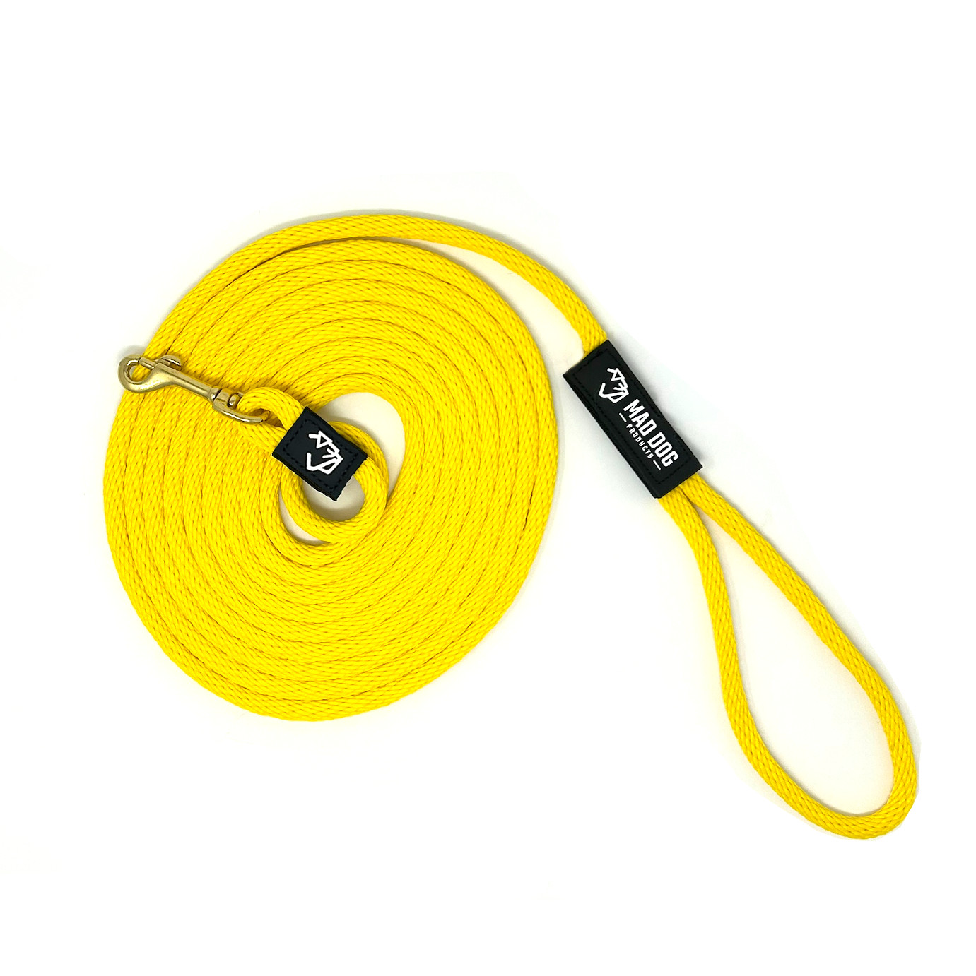 Mad Dog Products Clip Long Dog Leash 1/4” x 15' Signature Rope – Made in USA