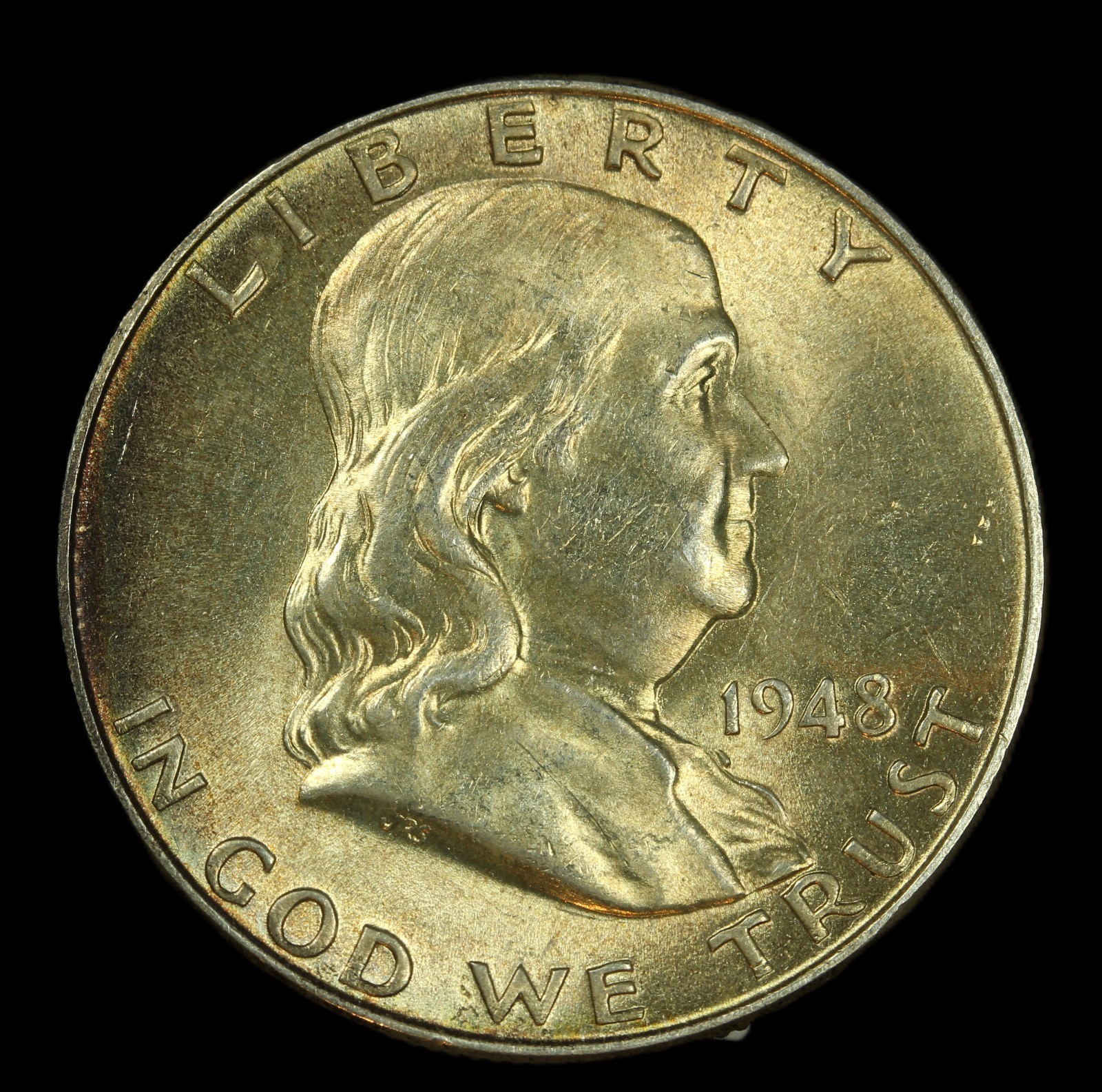 1948 50C FBL Franklin Half Dollar- Choice Brilliant Uncirculated- SMH-2306