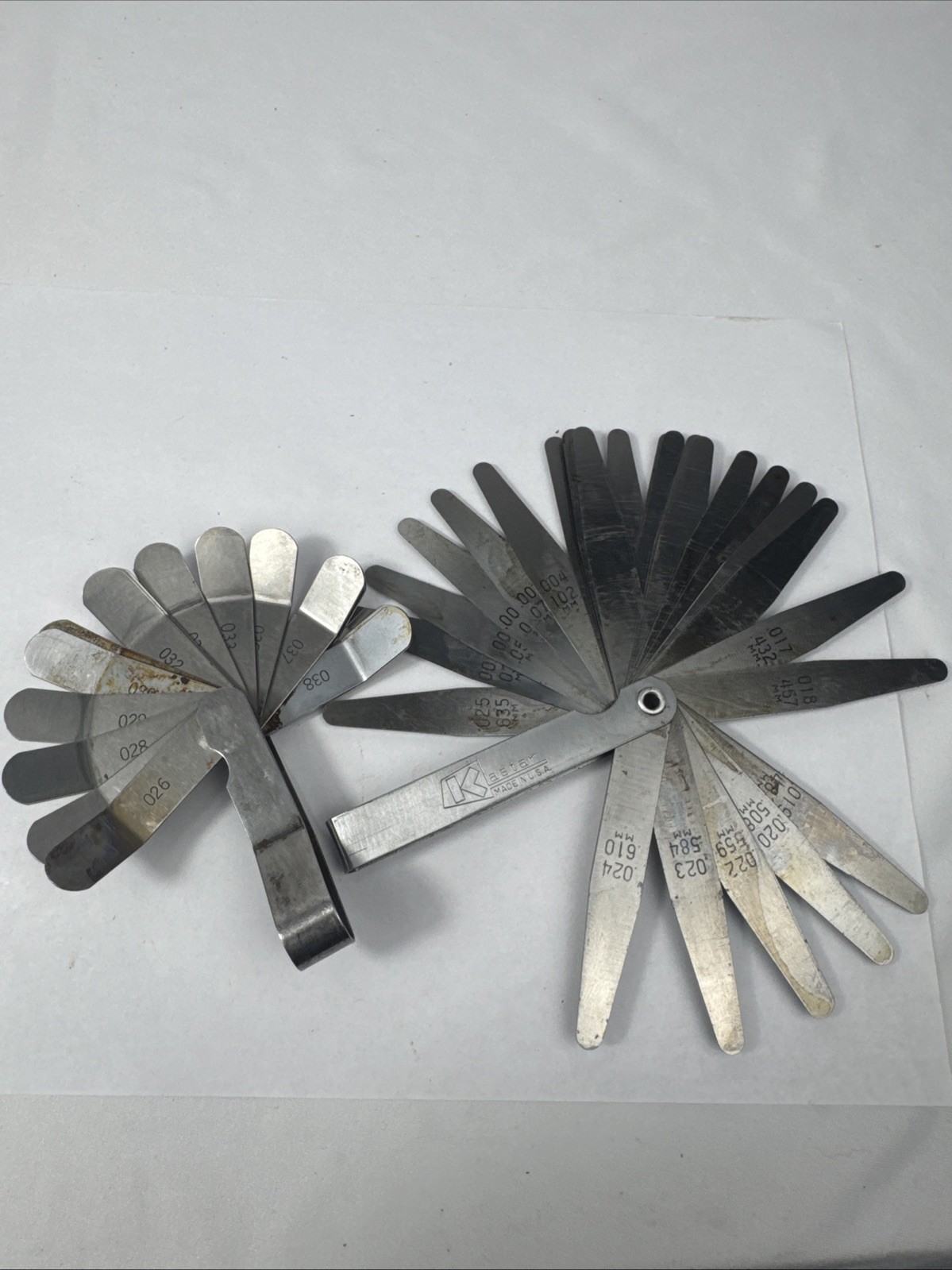 Kastar USA Feeler Gauge Set & KS6938 Radius Gauge Machinist Tool Lot