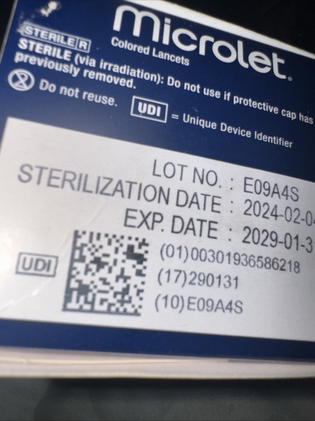 Microlet Lancets 100 28g Exp Date 1/2029