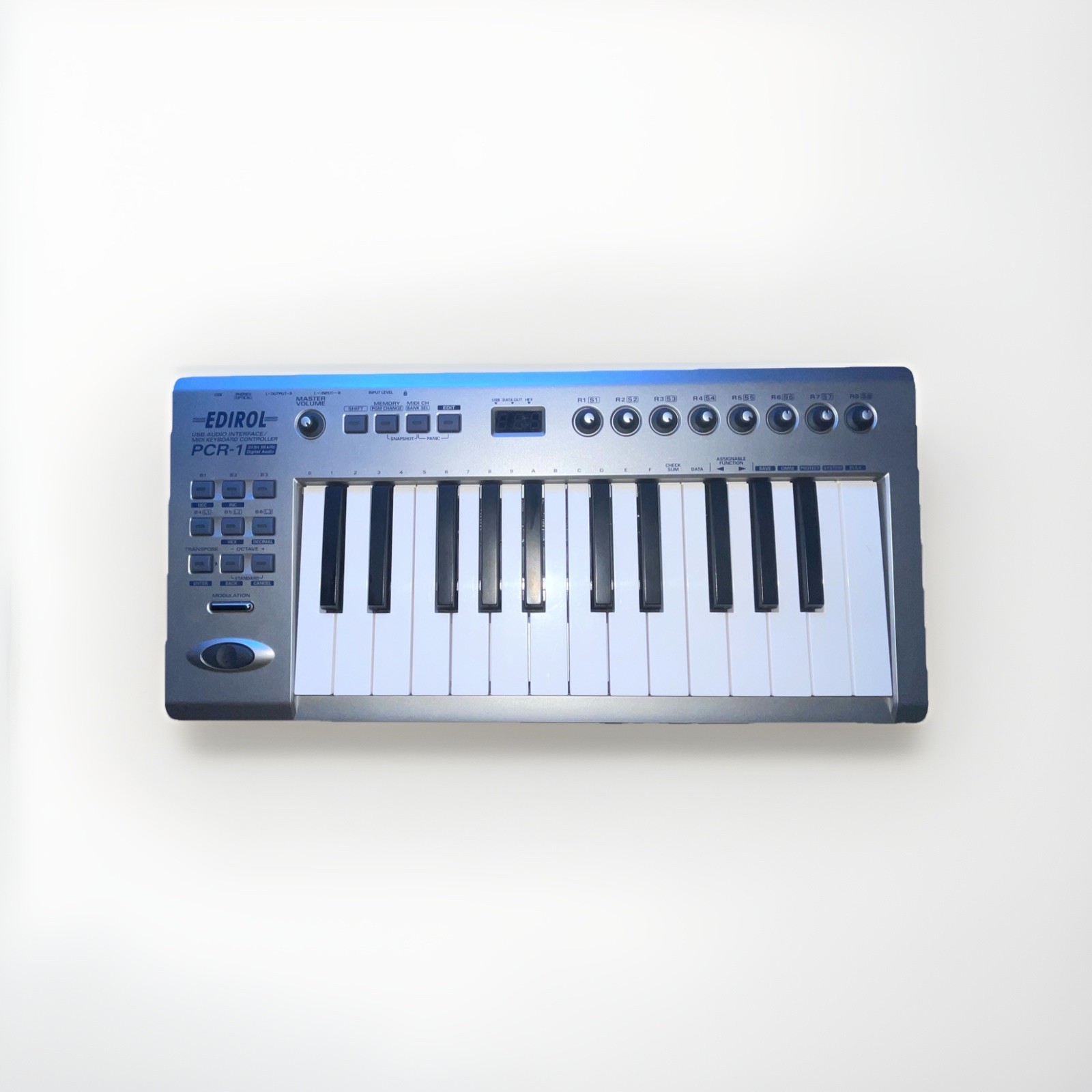 Edirol PCR-1 USB Interface/ Mini Keyboard Controller Silver w/ Edirol Carry Case
