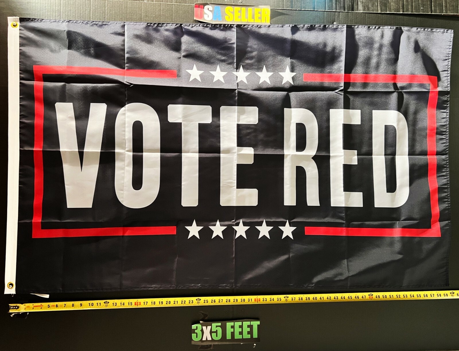 Donald Trump Flag FREE USA SHIP Vote Red BRB Republican Desantis USA Sign 3x5'