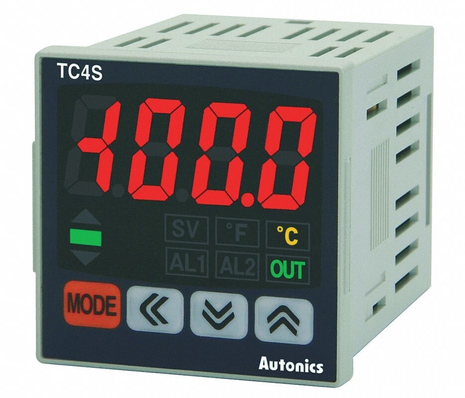 Autonics (TC4S-N4N) 48mm x 48mm 4-Digit LCD Selectable Temperature Indicator
