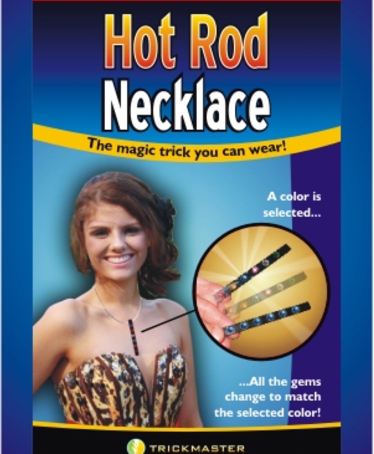 Hot Rod Necklace w/ Book, Now You Can Wear Your Magic Trick Around Your Neck!