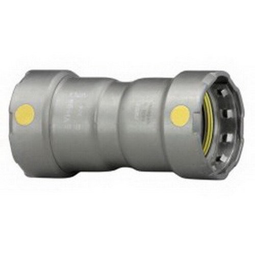 Viega 1/2" Press Coupling without Stop in Carbon Steel - 25031