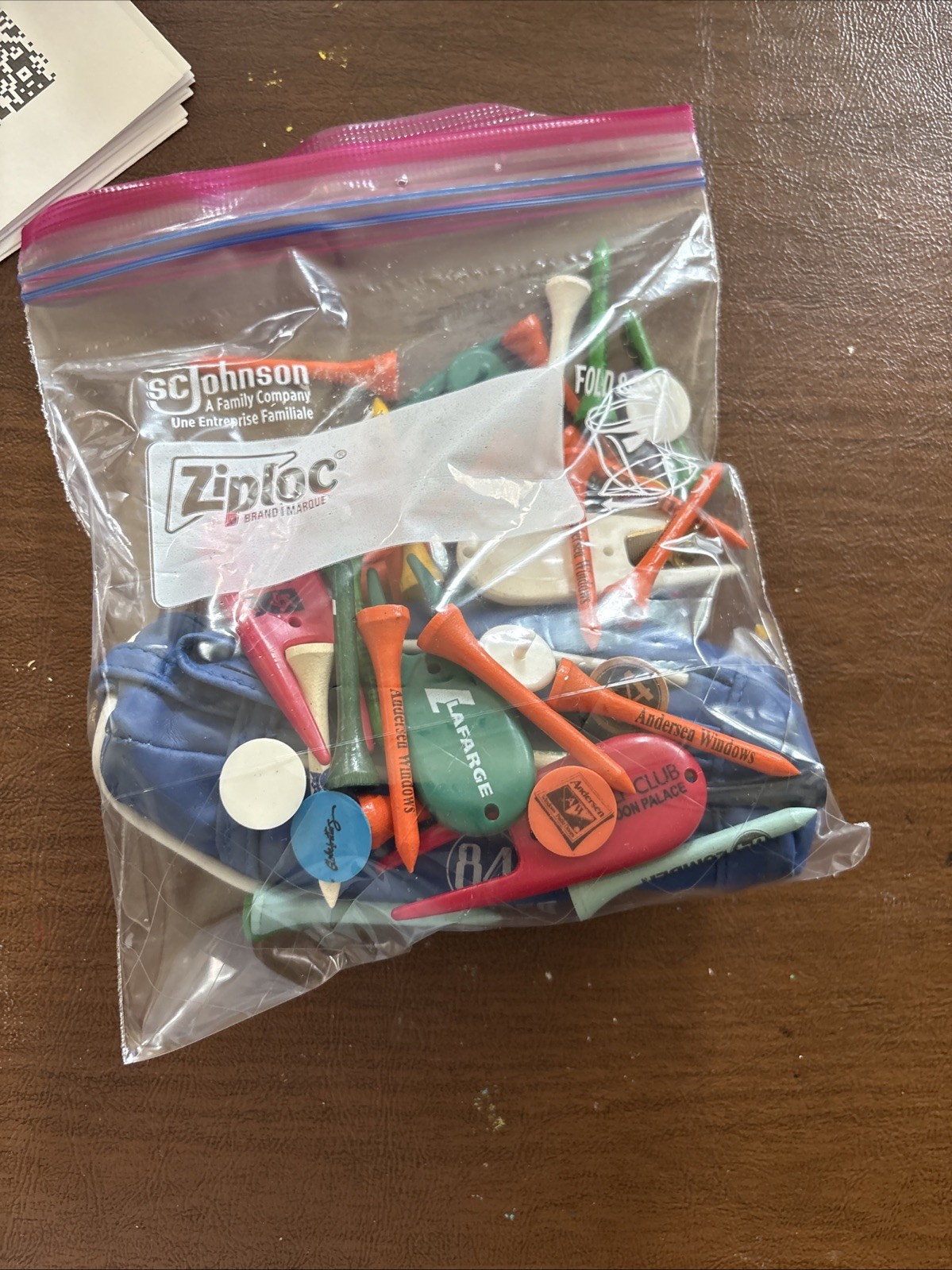 Tees, Ball Markers ,And Divit Repair Tool