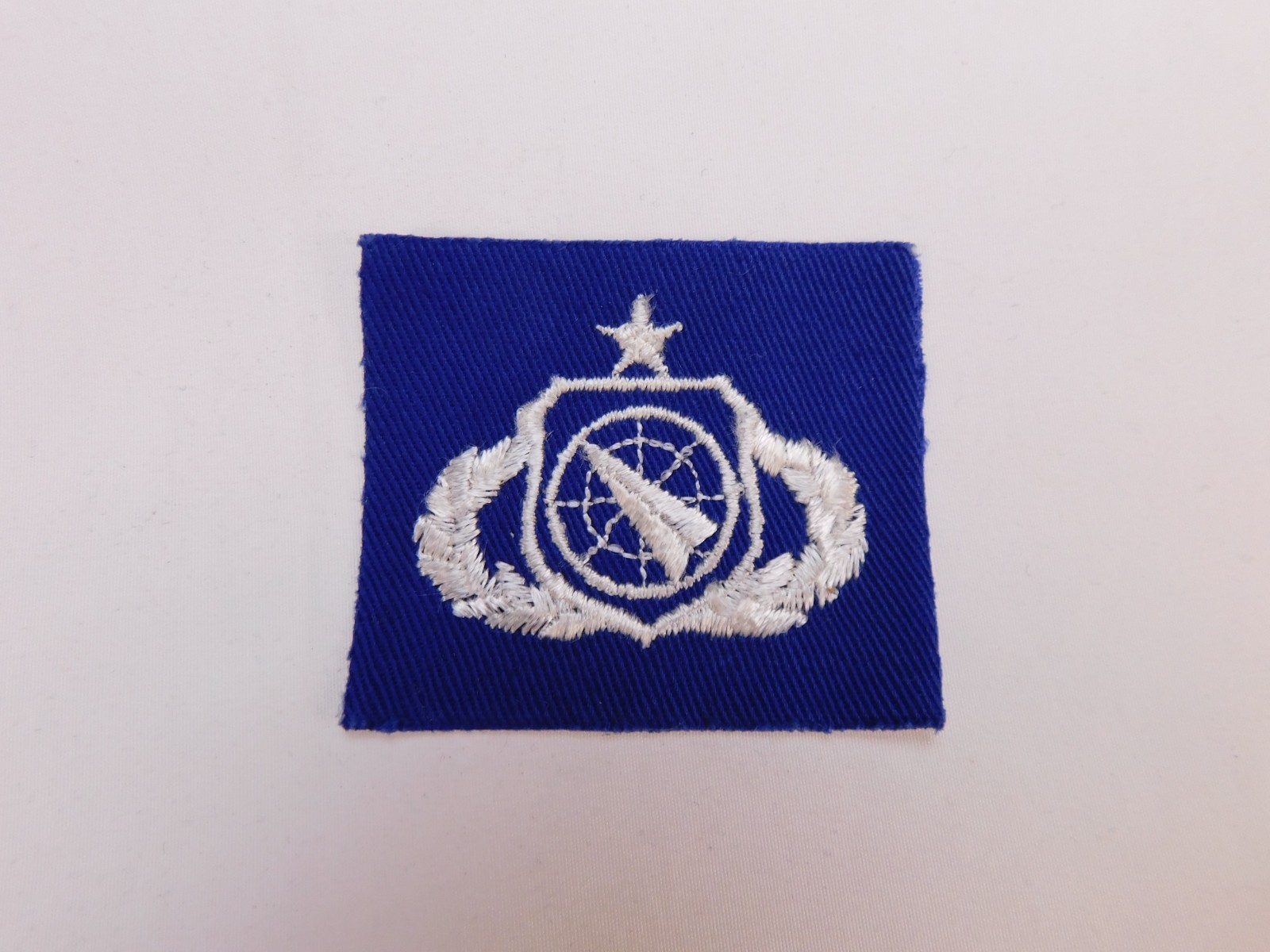 US Air Force USAF Senior Weapons Controller Royal Blue Twill Military Patch