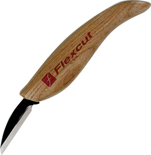 Flexcut Roughing Knife KN14 6 1/2" overall. 2" high carbon steel blade. Ergonomi
