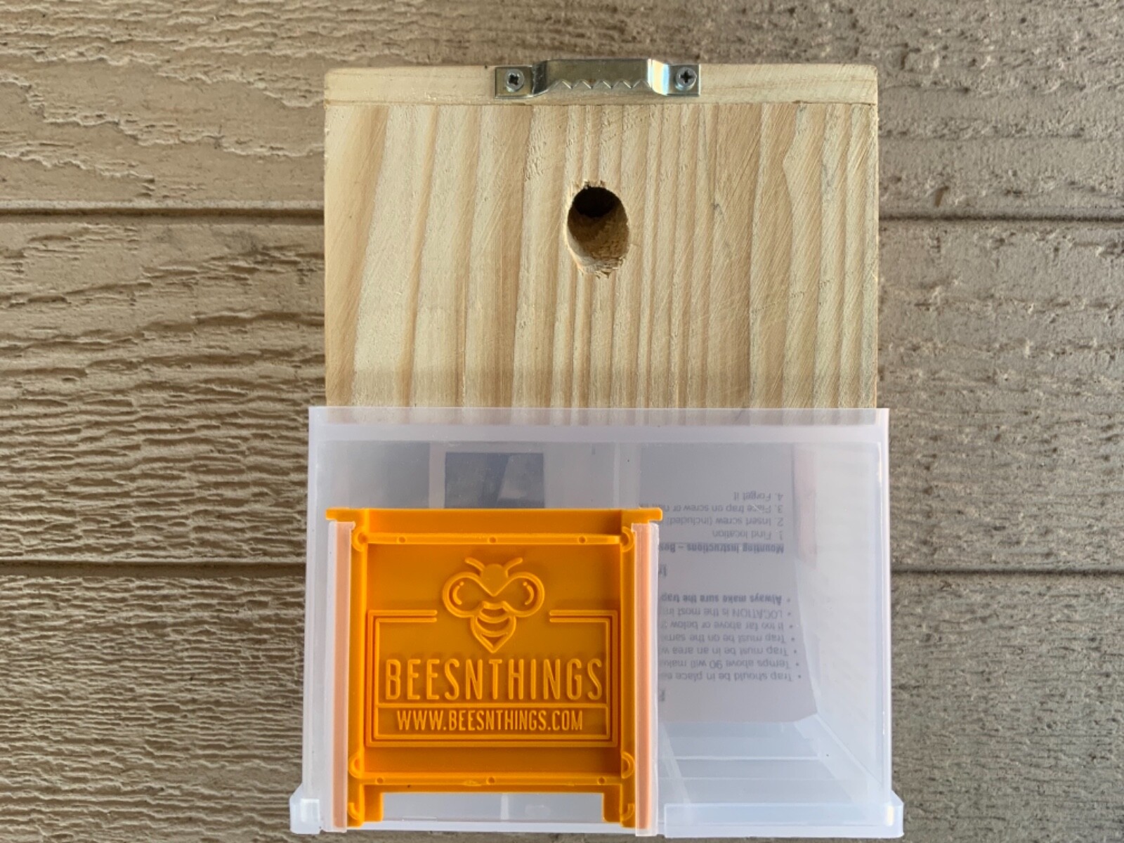 Bees N Things Outdoor Carpenter Bee Hanging Trap with 15 ft. Coverage