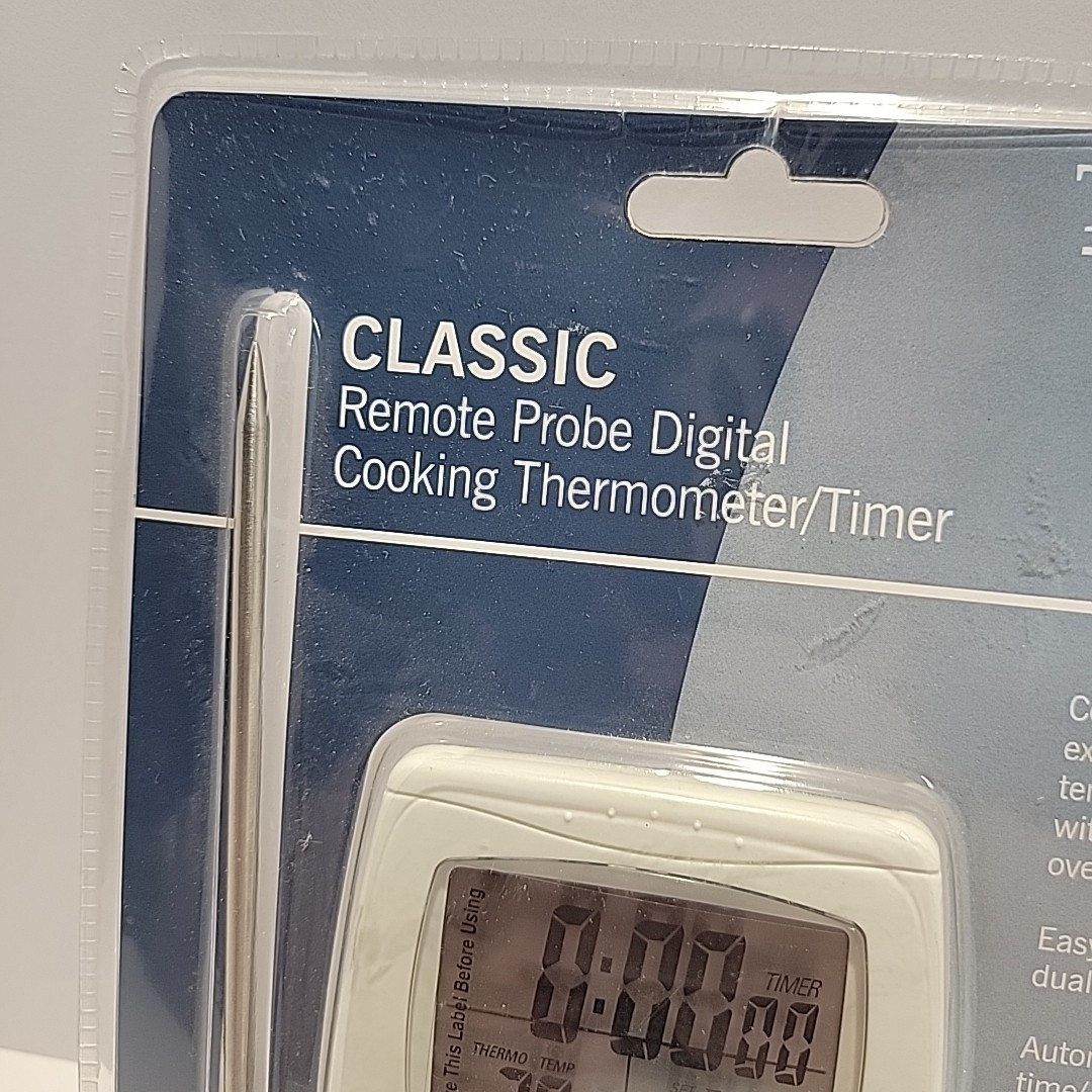 Taylor 1470 Digital Cooking Thermometer w/ Probe & Timer NEW 2004 Sealed