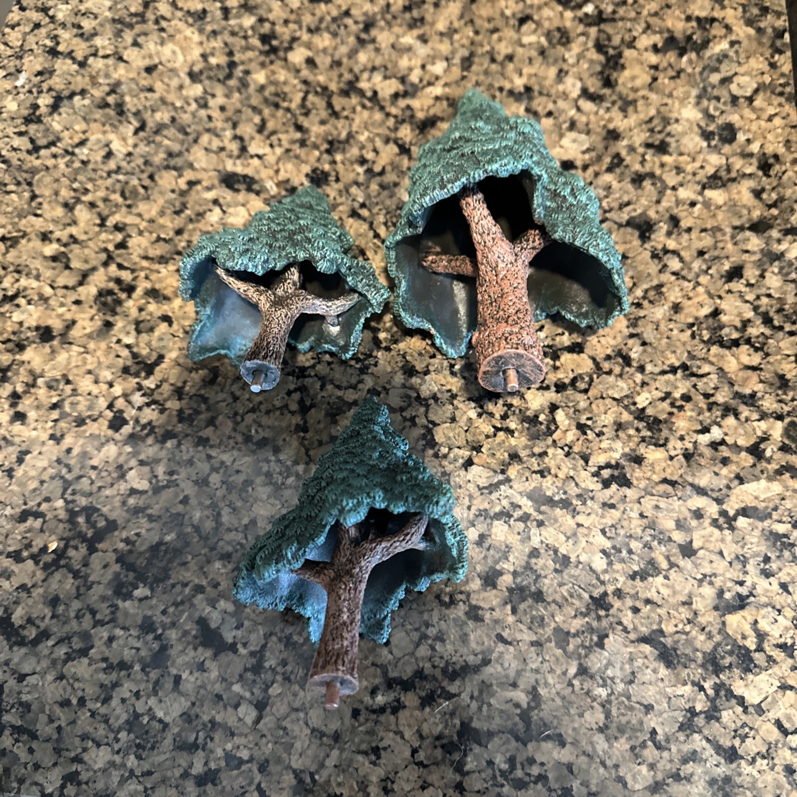 Dwarven Forge Conifer Tree Toppers, Set Factory Painted
