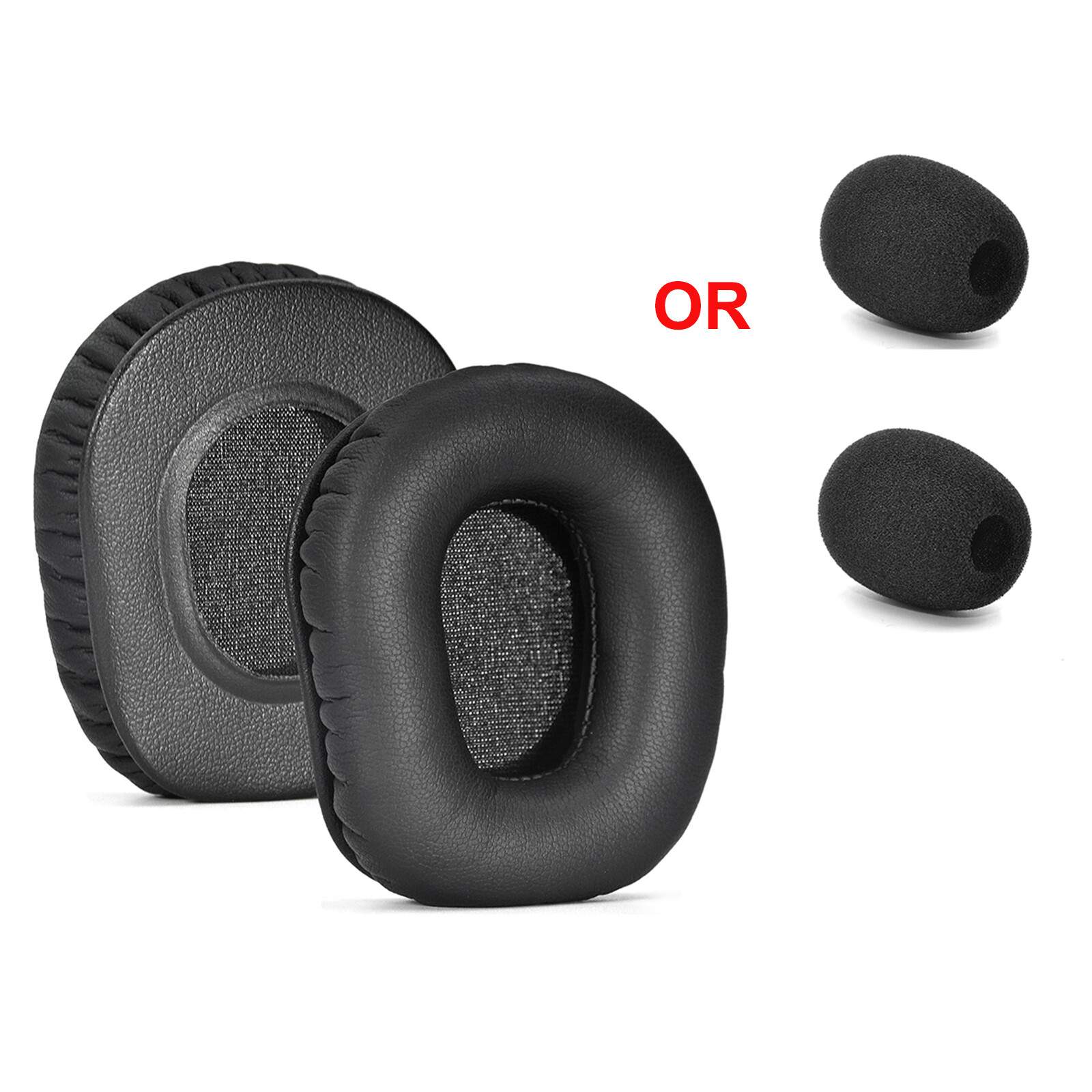 1 Pair Ear Pads Cushion w/Microphone Foam For BlueParrott B350-XT B350XT Headset