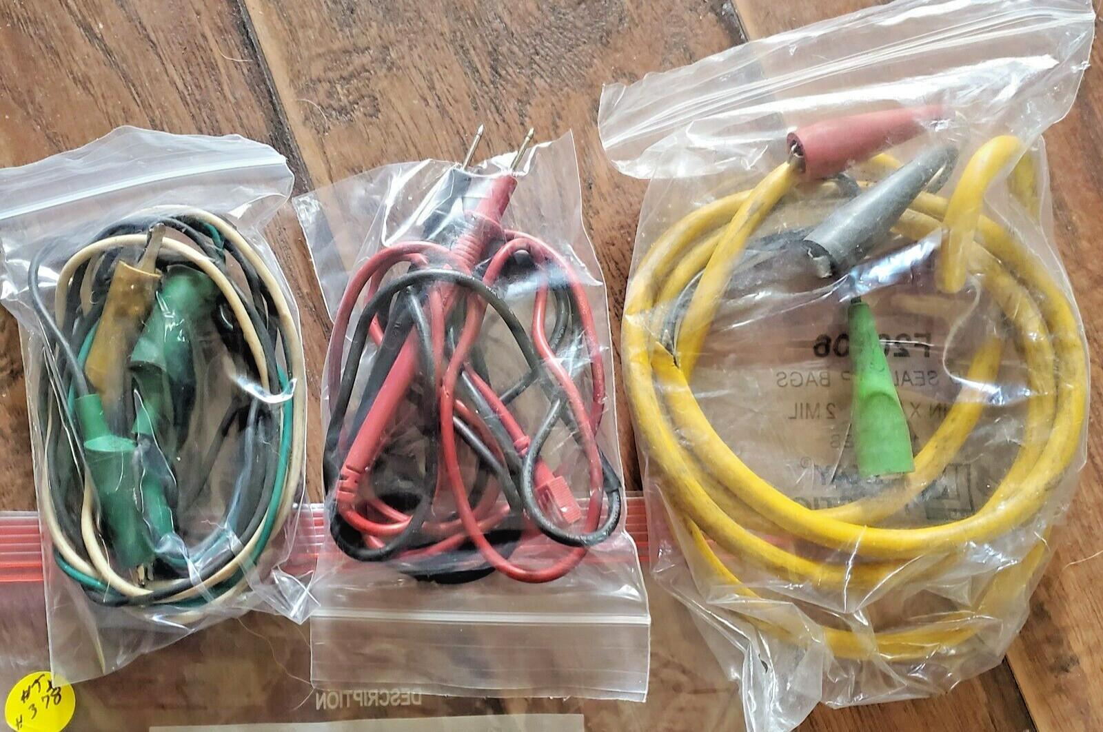 Electrical Test Leads Set with Probes for Automotive and Industrial.  HT#378