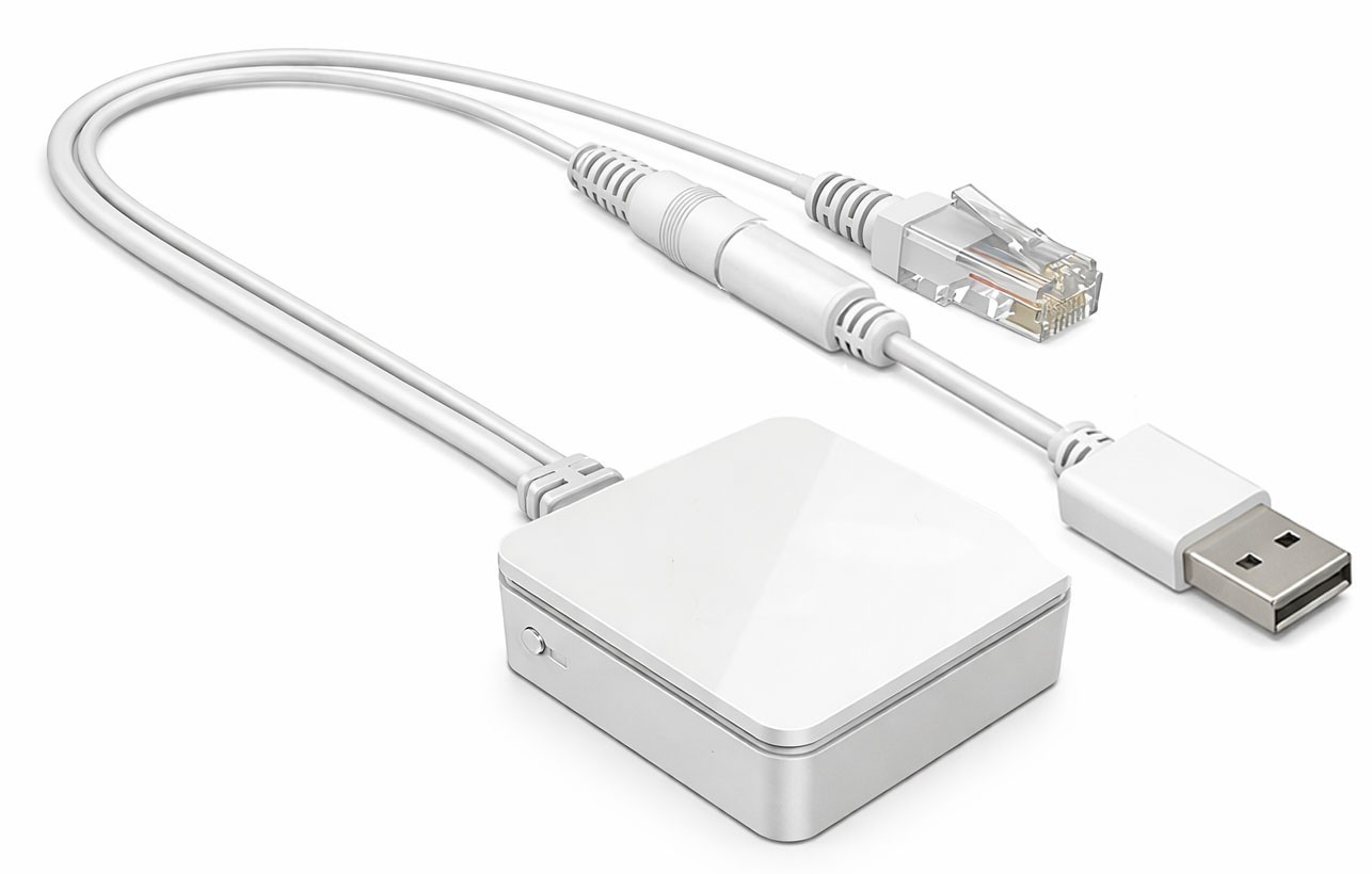 3-In-1 Wi-Fi Range Extender Repeater With Wi-Fi To RJ45 Ethernet  Port Adapter