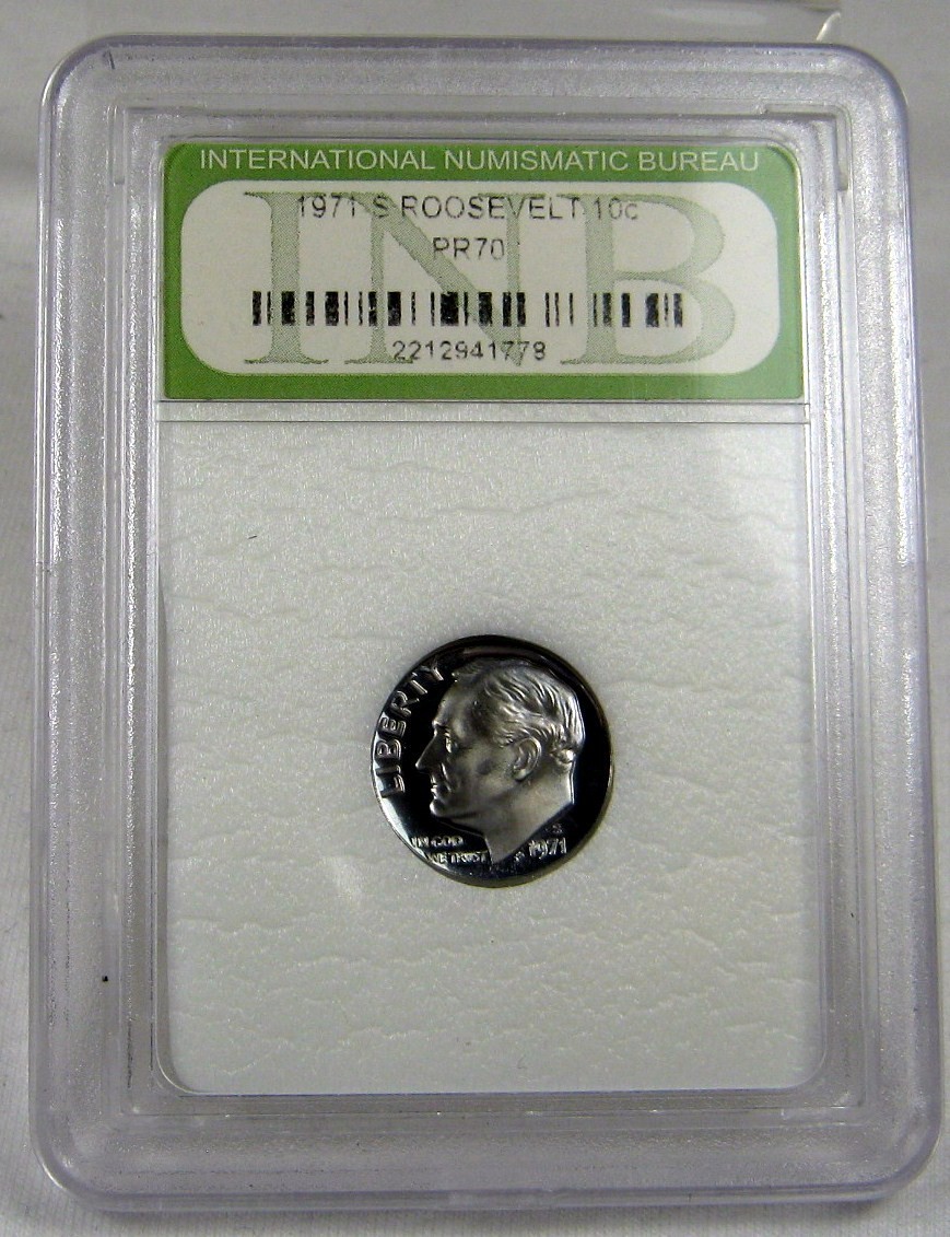 SCARCE 1971-S ROOSEVELT DIME 10c PR PROOF OH NO ! GOT TO GO, PRICED TO SELL