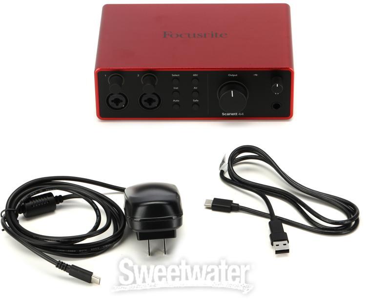 Focusrite Scarlett 4i4 4th Gen USB Audio Interface
