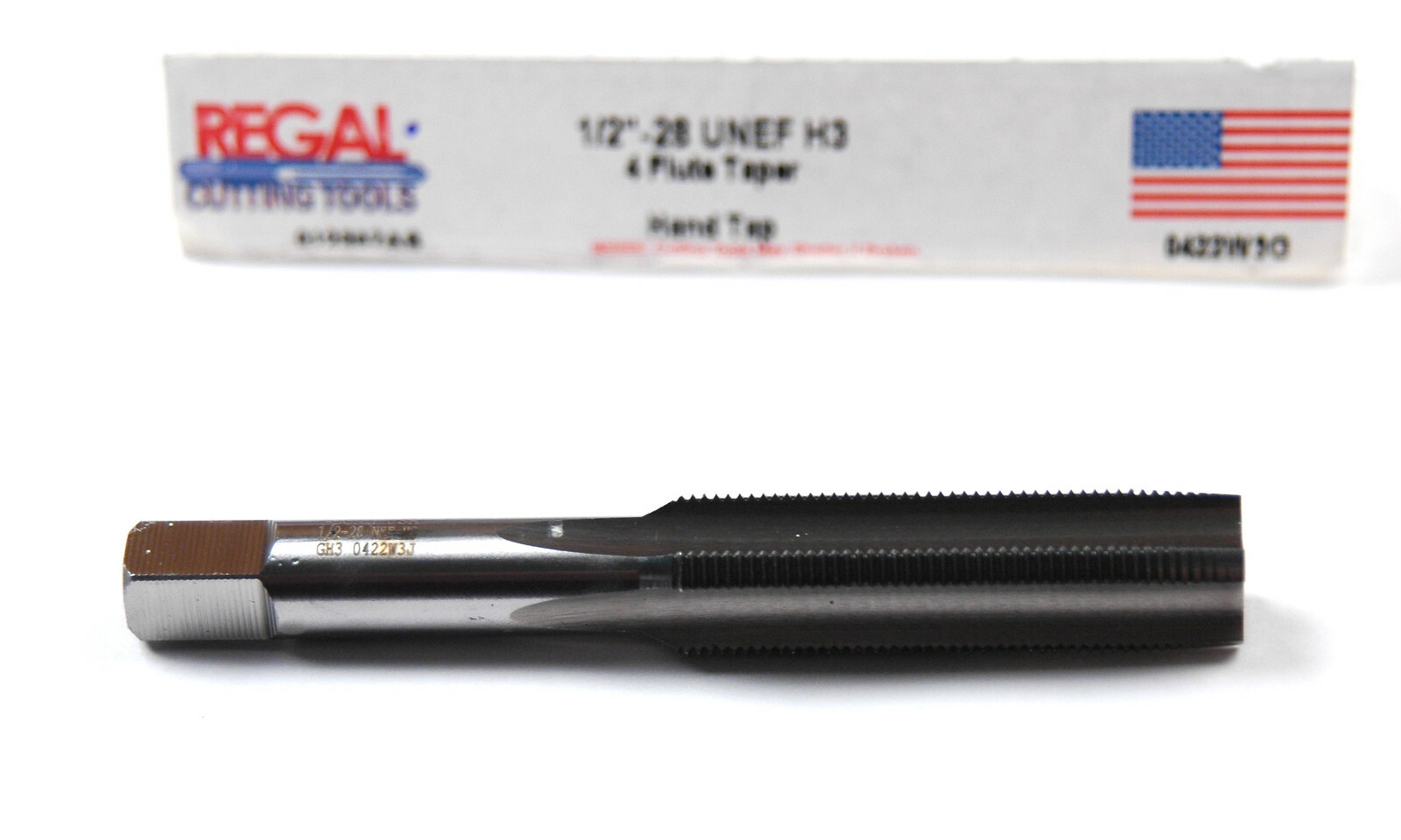 1/2" X 28 UNEF HSG H3 4 FLUTE TAPER TAP-USA-REGAL  (H-1-1-3)