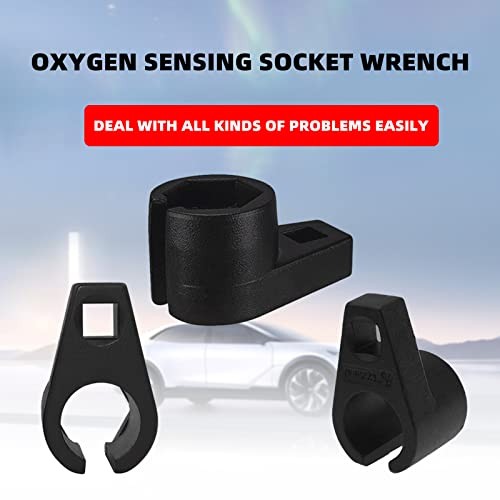 Premium Offset Oxygen Sensor Socket, 3/8 Inch Drive, 7/8 Inch (22mm), High