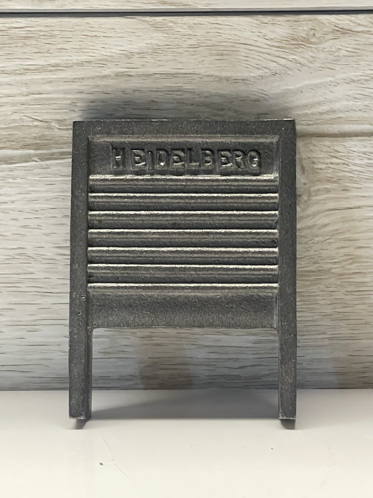 Heidelberg Steel Mini Wash Board. Fersomling Oct 7, 1988.