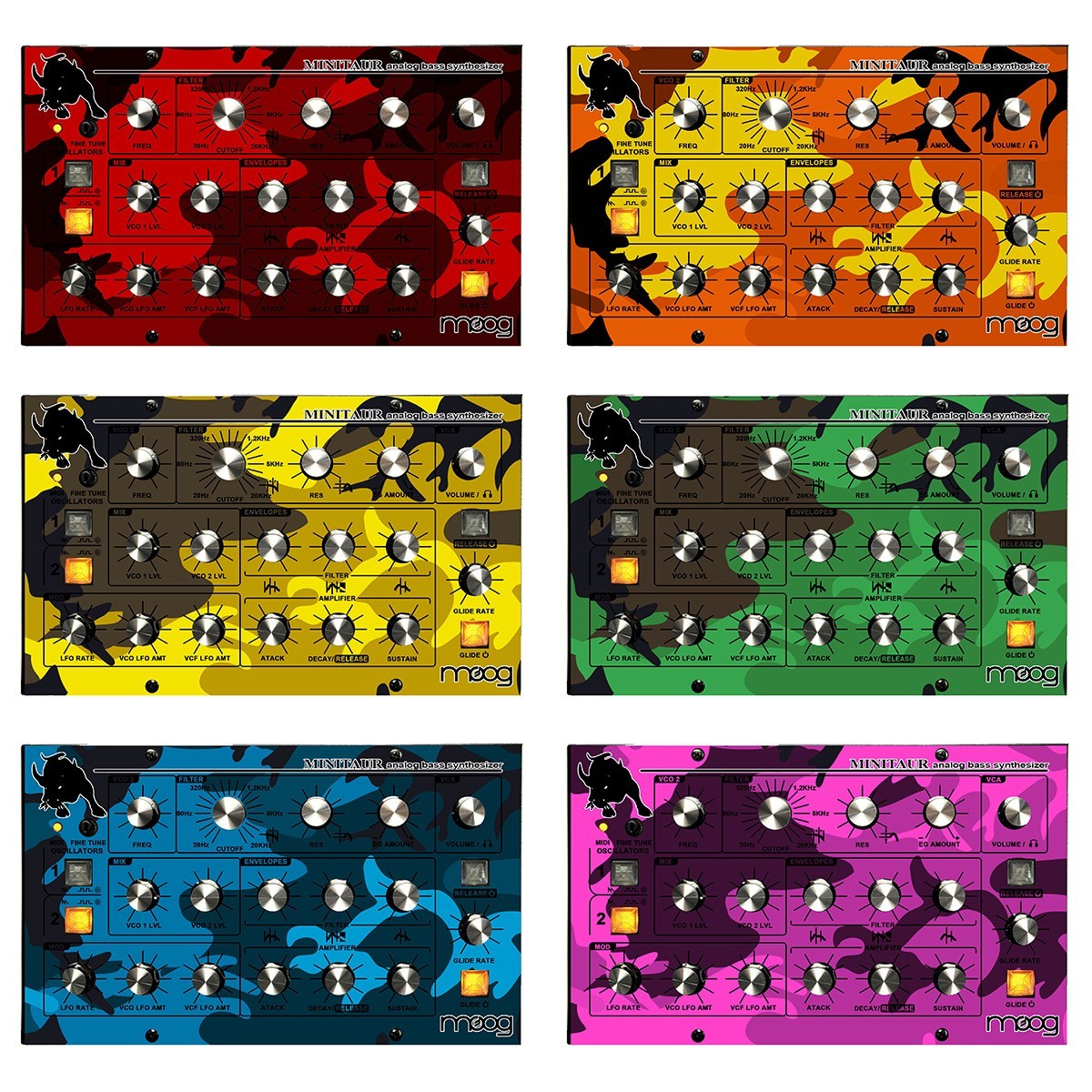 Moog Minitaur Skin | 6 Camo Designs | Protective Decal | StyleFlip