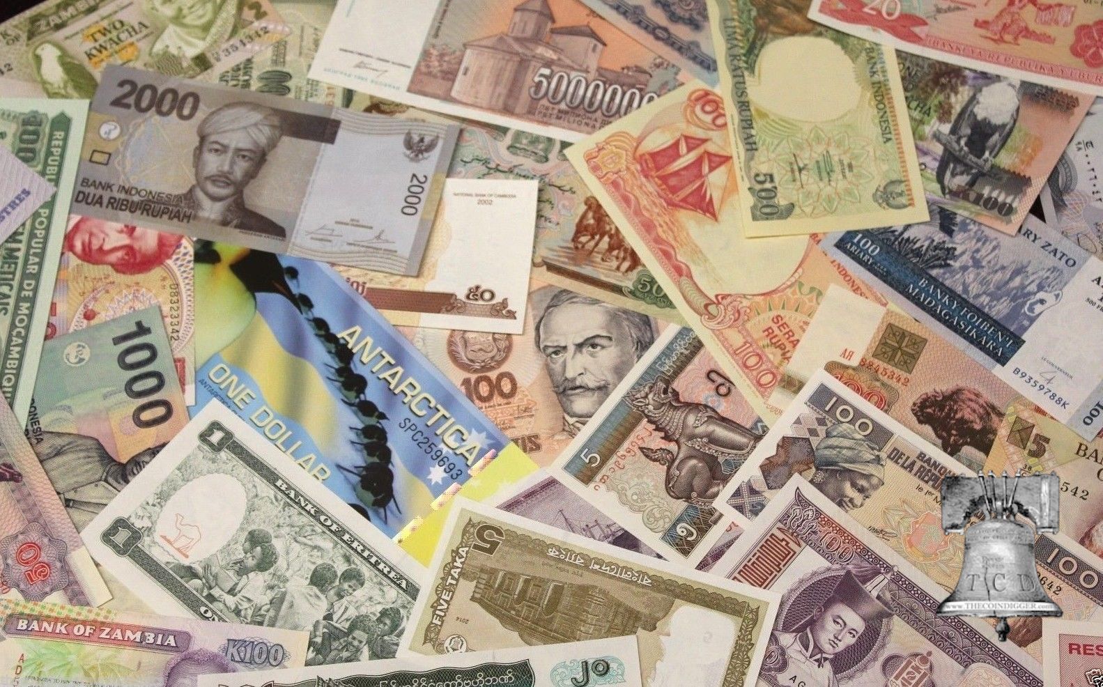 HUGE UNSEARCHED WORLD FOREIGN CURRENCY BANKNOTE BLOWOUT (SOLD IN LOTS OF 6)