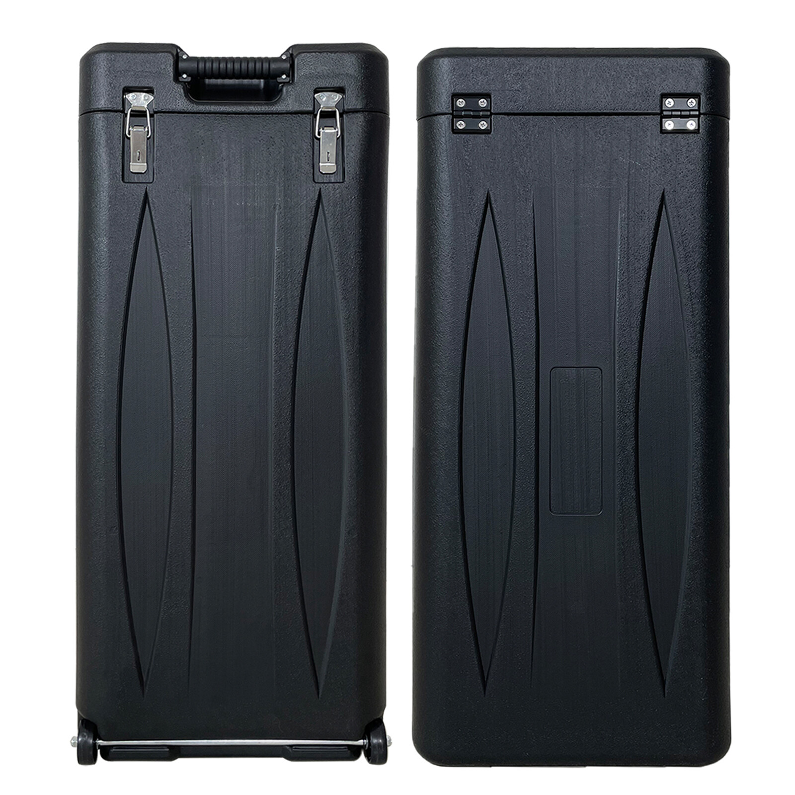 Trade Show Hard Travel Case with With silent wheels and handle for Banner Stand