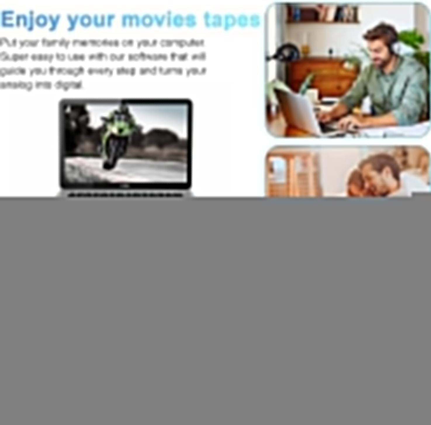 Tape Player Camcorder Digital Converter/`