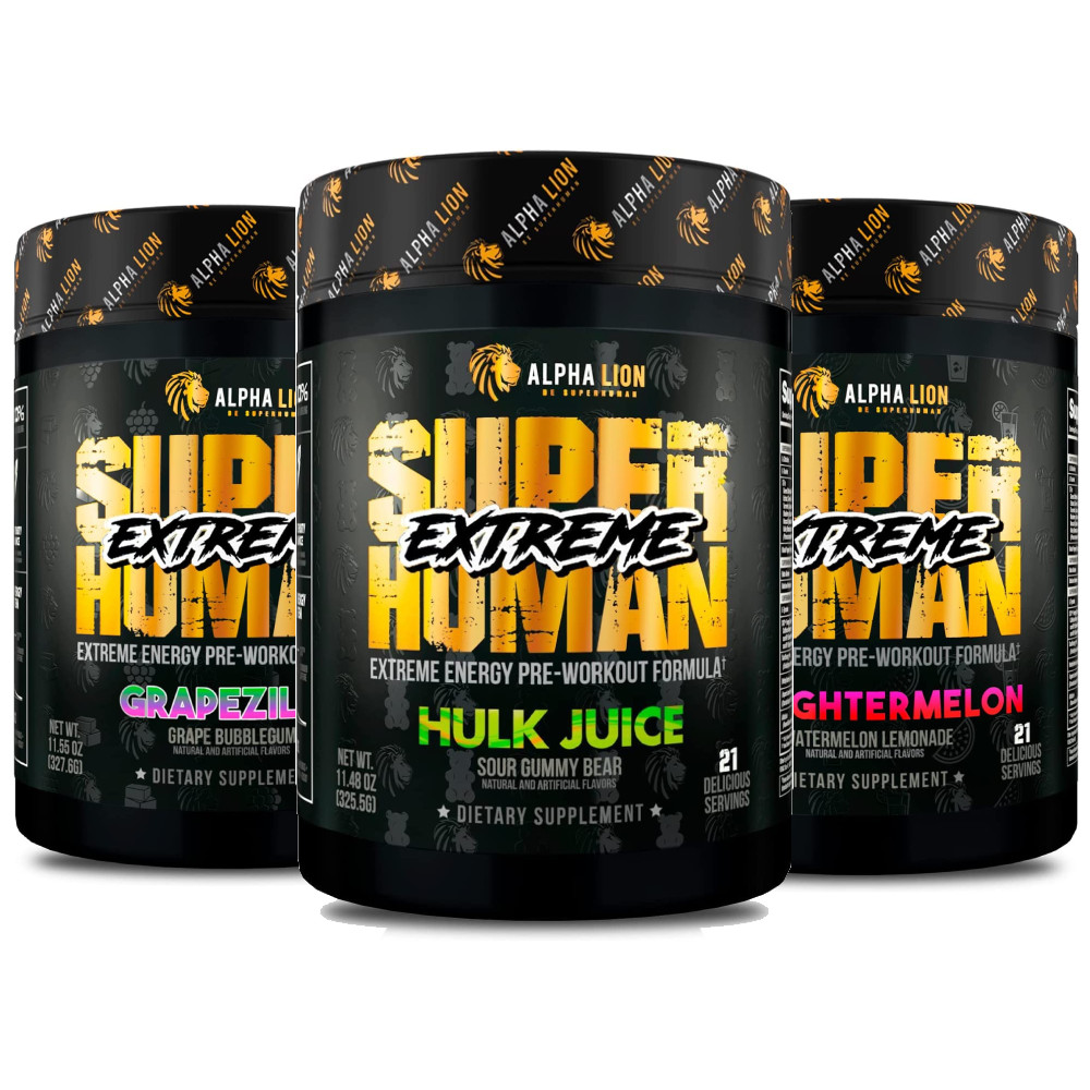 Alpha Lion Superhuman Extreme Pre-Workout Intense (21 Servings) [PICK FLAVOR]