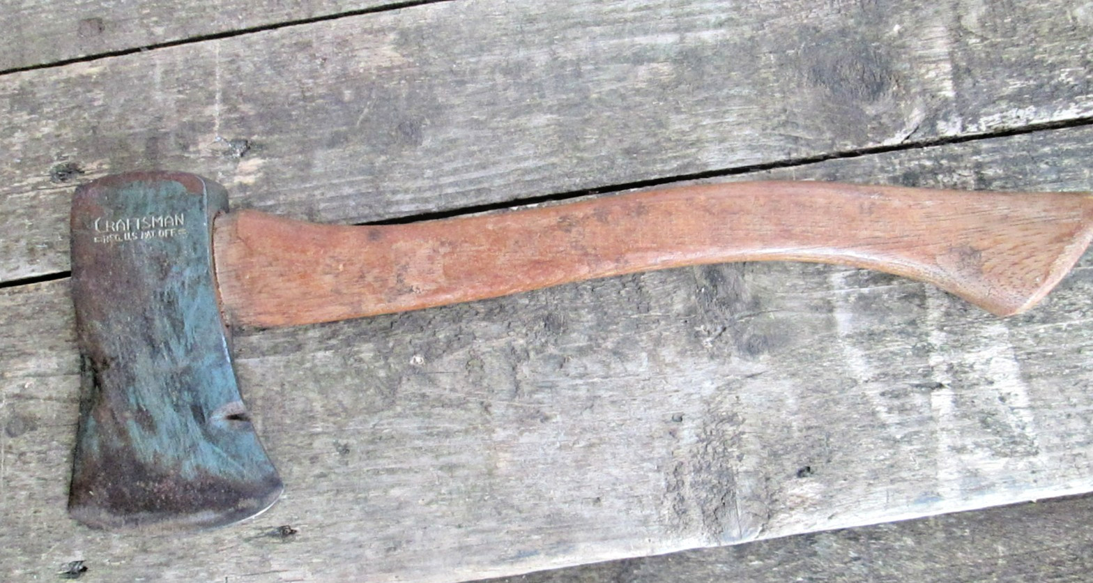 Vtg Craftsman Hatchet Axe w/ Wood Handle =Reg. US Pat. Office= 1lb 11oz 1950's