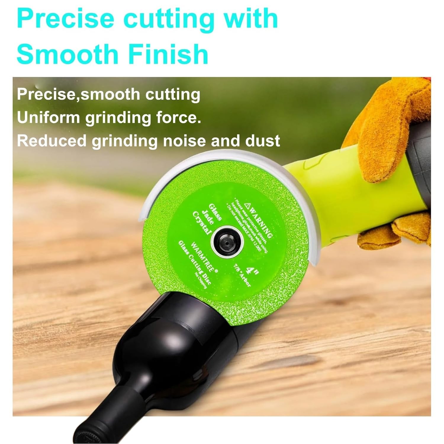 5 Pcs 4" Glass Cutting Disc Diamond Blade Ceramic Tile Cutter Grinder Tool