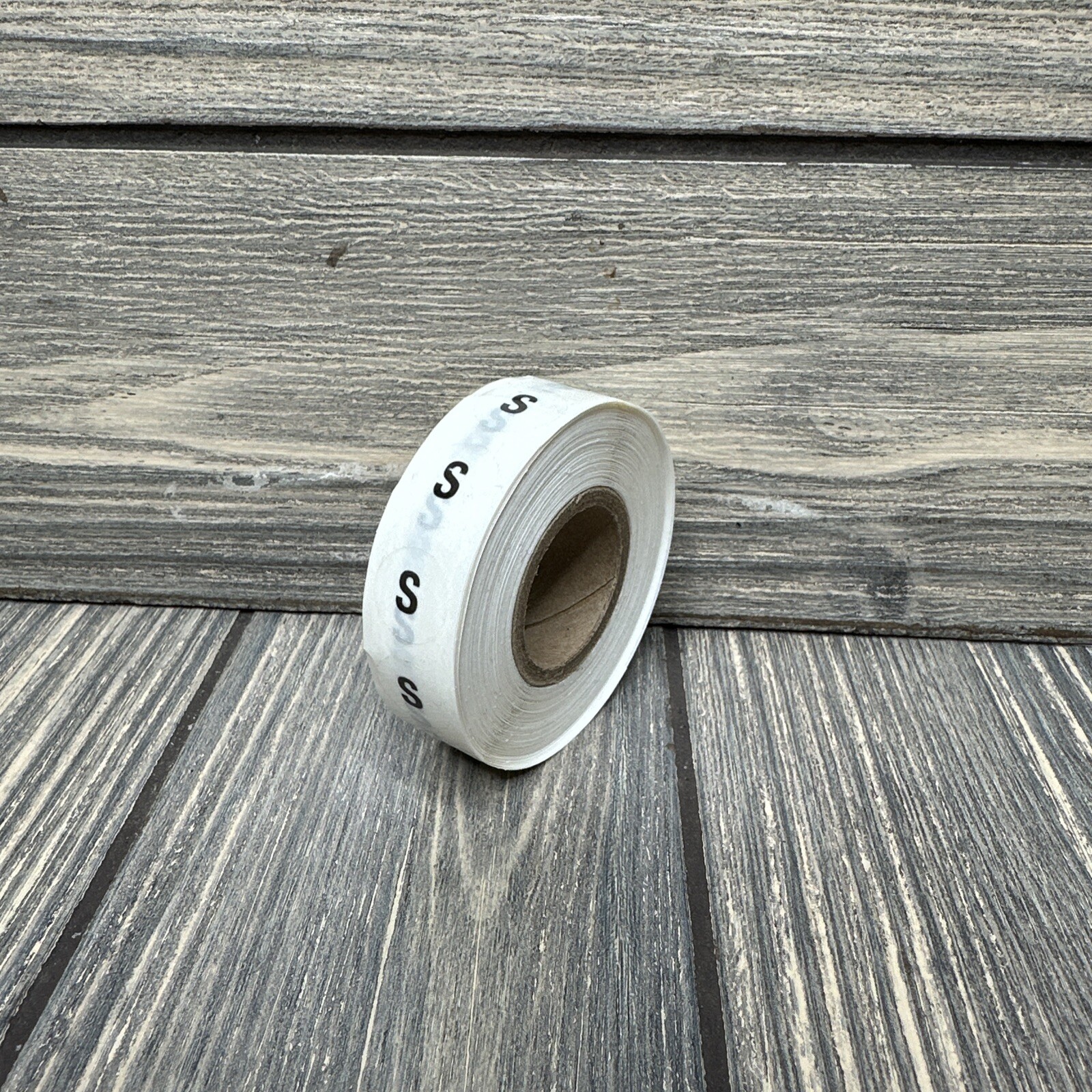 S (small) Retail Size Stickers for Store Boutique Clothing Label Apparel Roll
