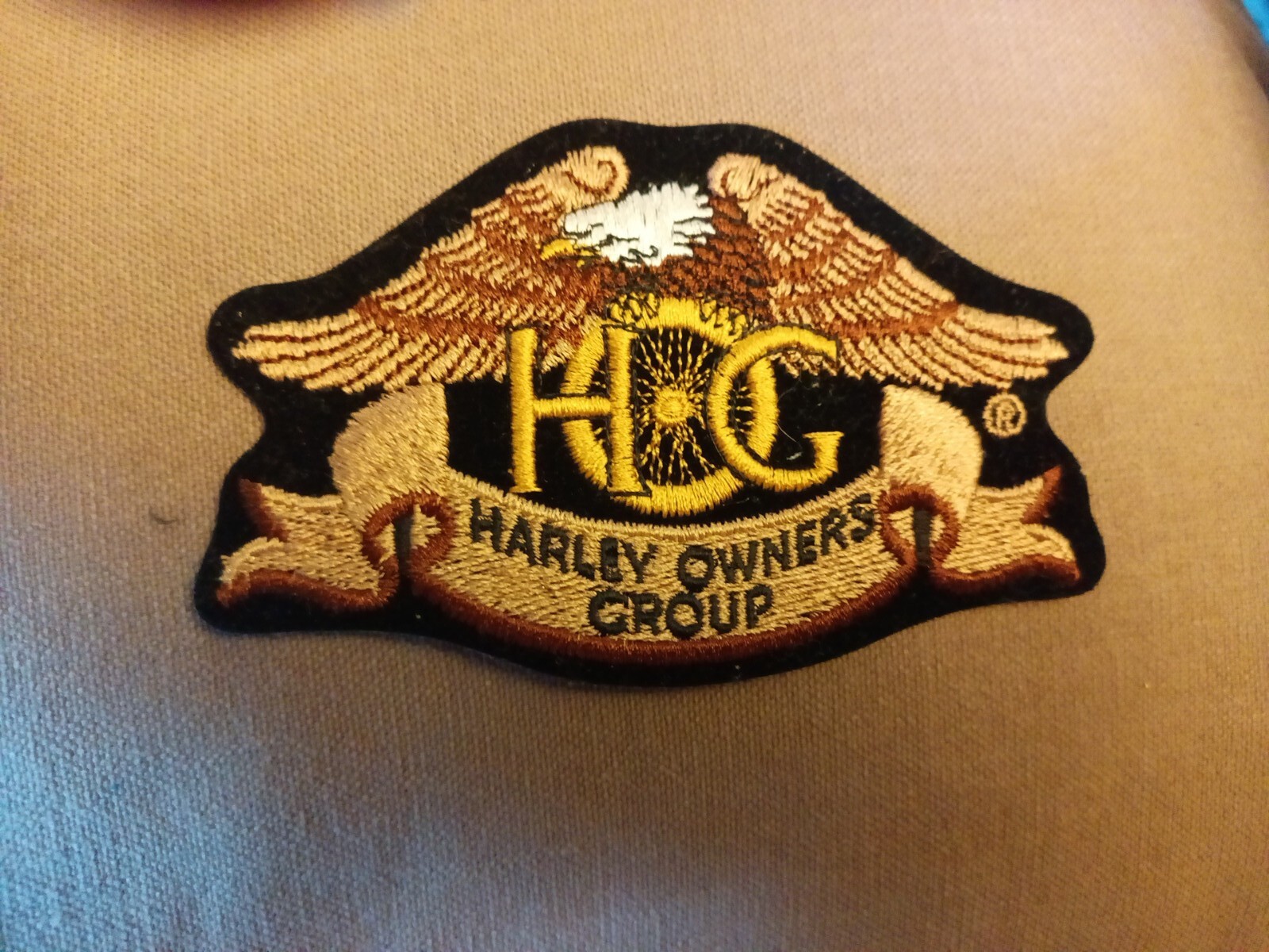 Harley Owners Group Eagle Patch Harley Davidson HOG New Old Stock