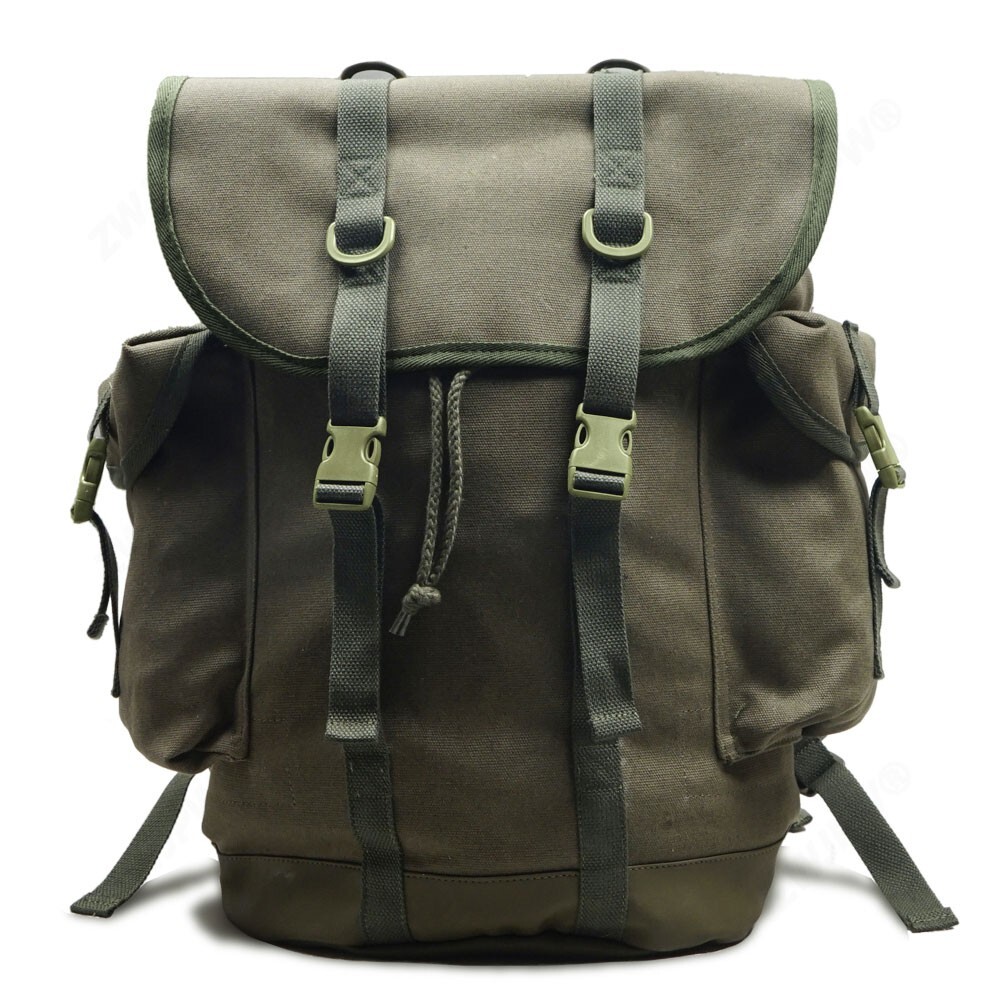 Cold War Vietnam War Pack German Army Canvas Bag BackPack 34L