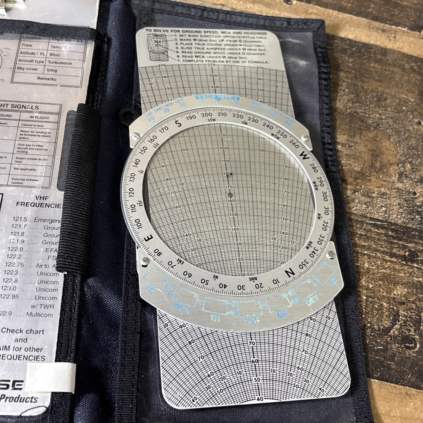 Jeppesen Trifold Pilot Kneeboard Clipboard APR Universal E6-B2 Computer