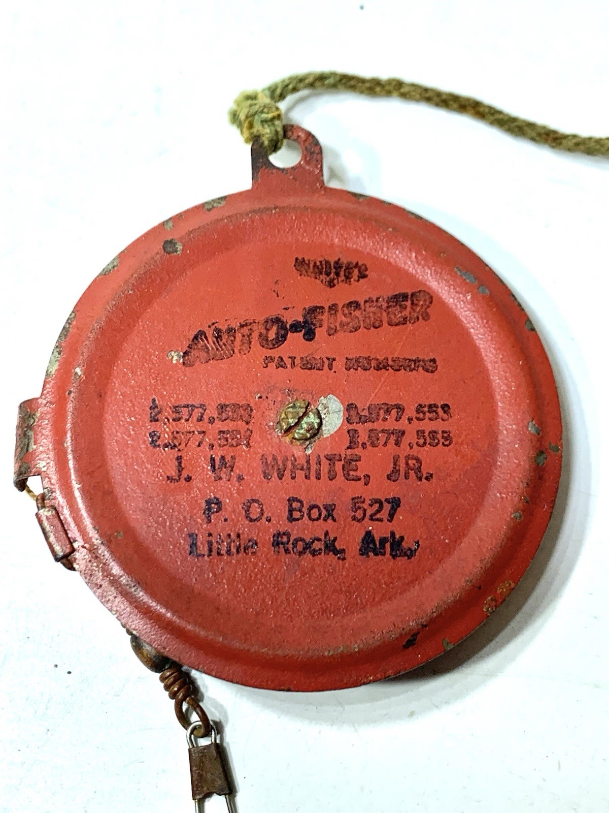 Antique Whites Auto Fisher Metal Fishing Reel Fly Fishing Little Rock AR. -RARE-