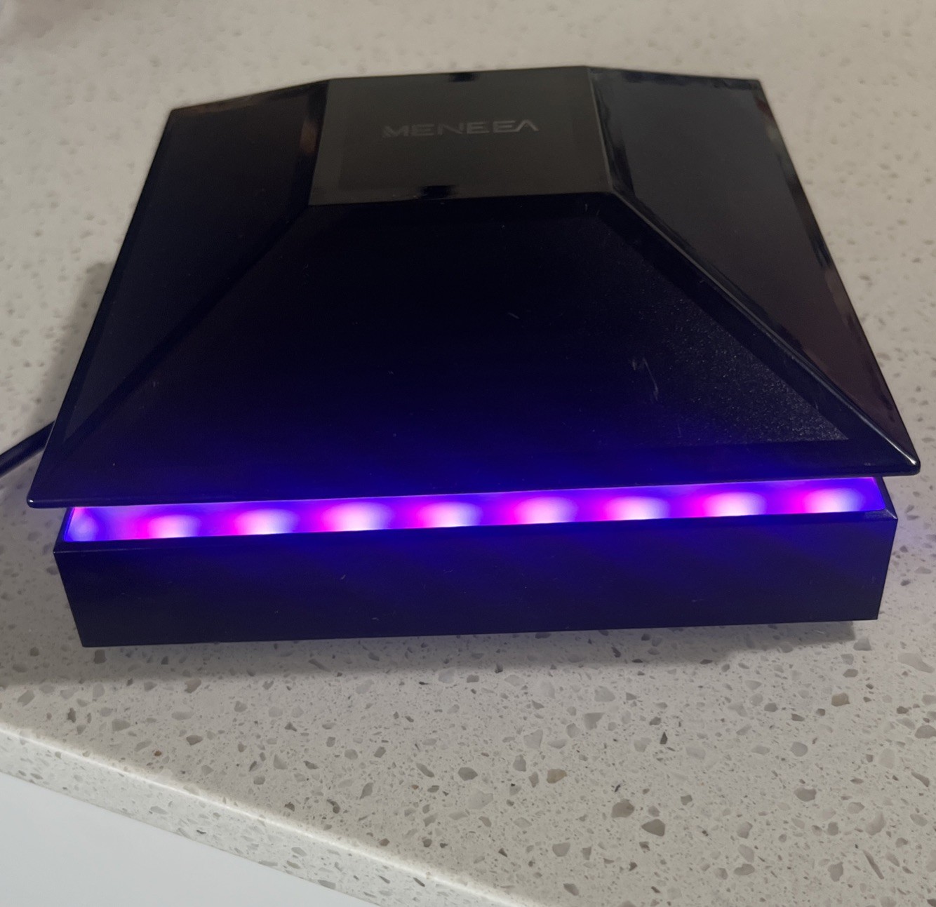 MENEEA Cooling Fan Dust Proof for Xbox Series X w Colorful Light/D