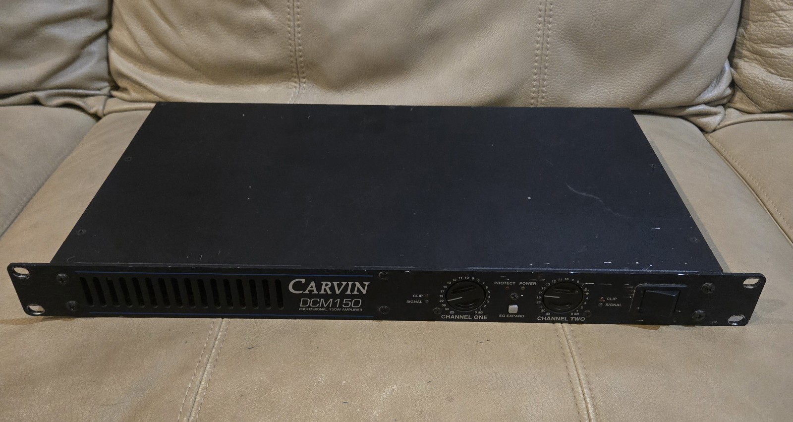 CARVIN DCM 150 DCM150 Power Amp, Selling As Is for parts
