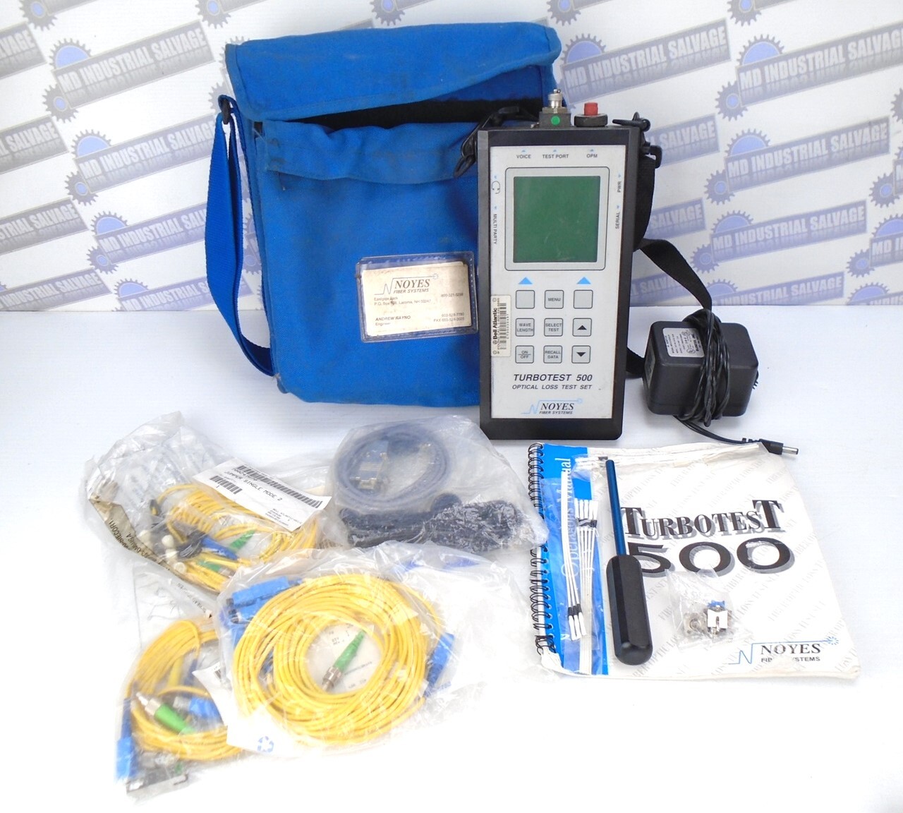 Noyes TURBOTEST 500 Fiber Optical Loss Test Set - OLT-504 AFC (PARTS or REPAIR)