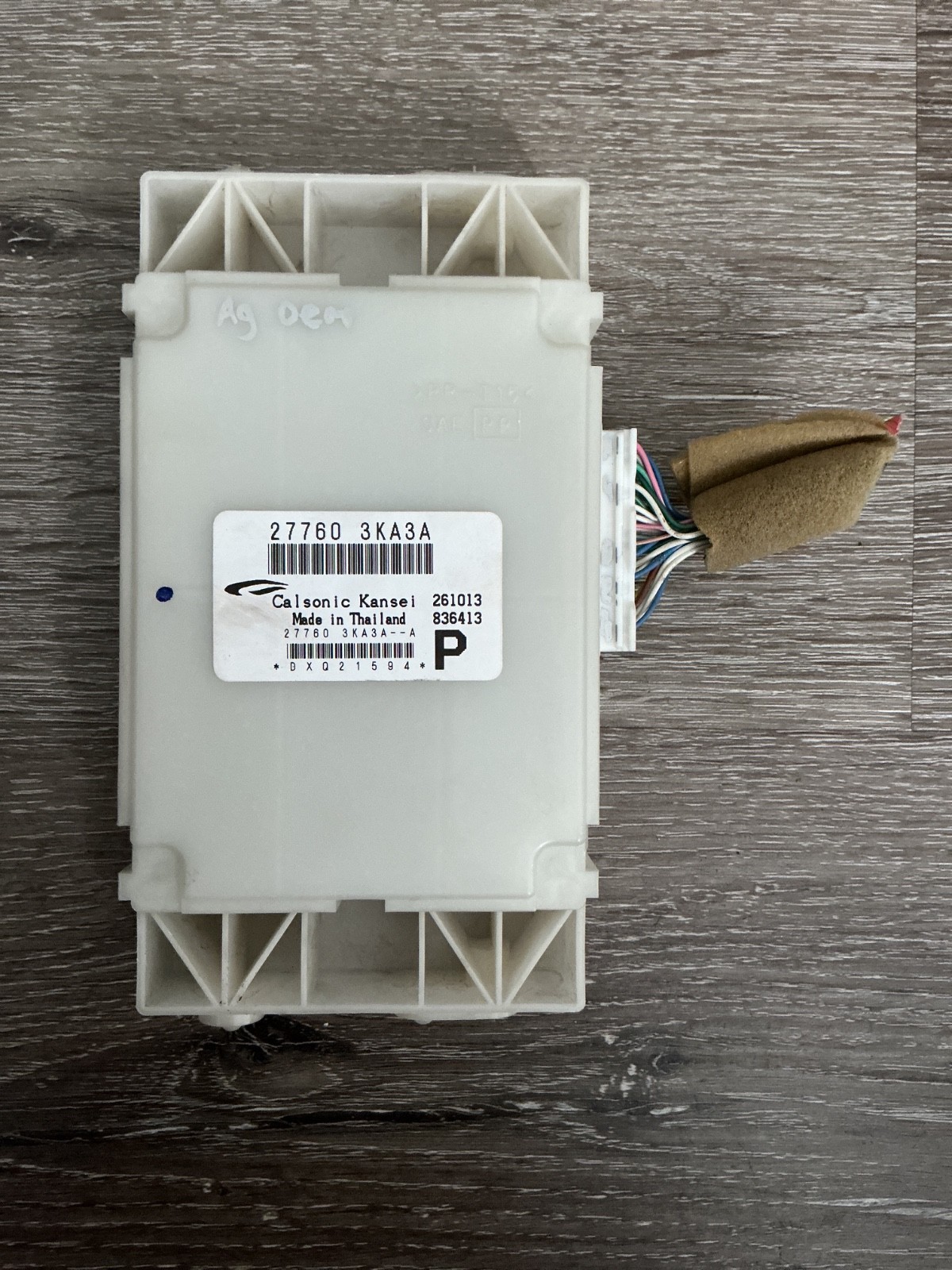 14 Infiniti QX60 Chassis ECM Temperature AC Control Module Behind Radio