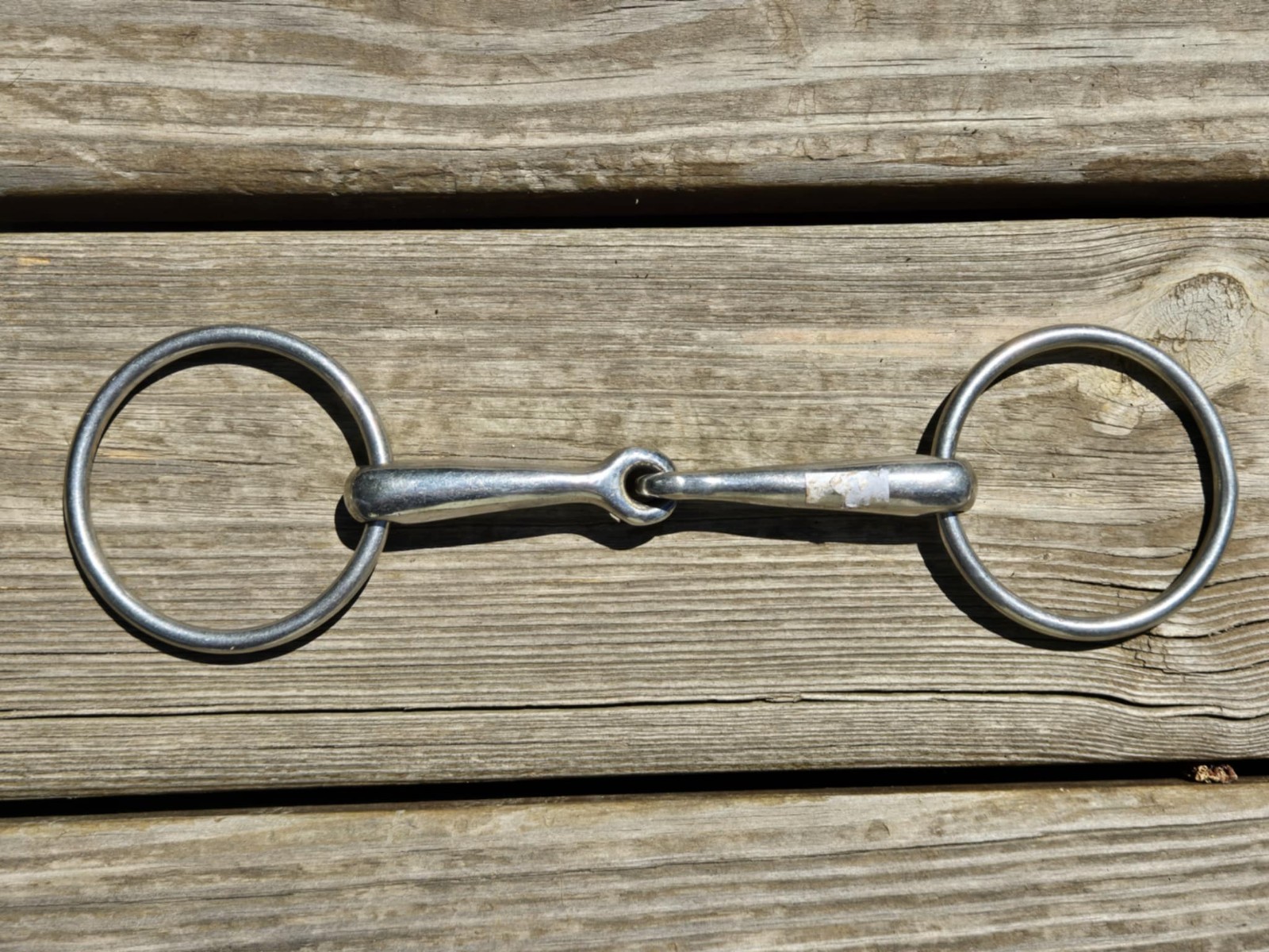 Nice Quality Stainless Steel Jointed English Dressage Loose Ring Snaffle Bit 5"