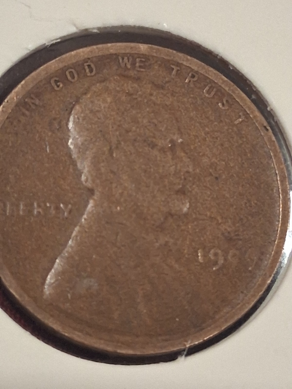 1909 VDB Lincoln Copper Wheat Cent, Philadelphia  actual coin