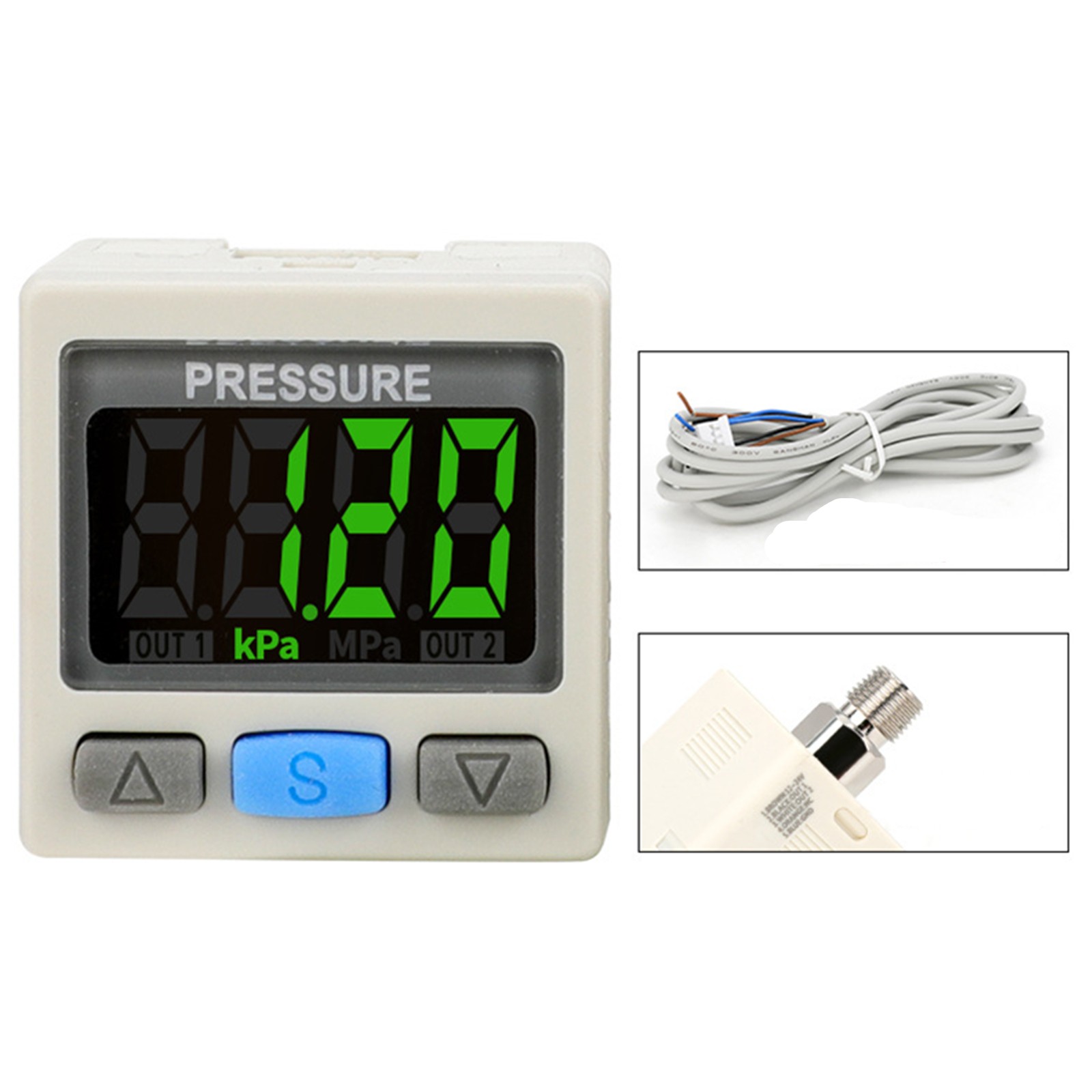 ABS Digital Pressure Switch Pneumatic Vacuum Digital Controller Switch
