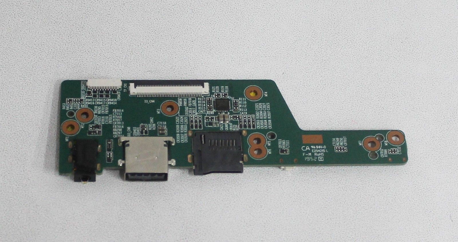 Y116A-IOR100 Evoo Usb Audio Card Reader Pc Board W/Cable Tev-C-116-1-Pr"GRADE A"