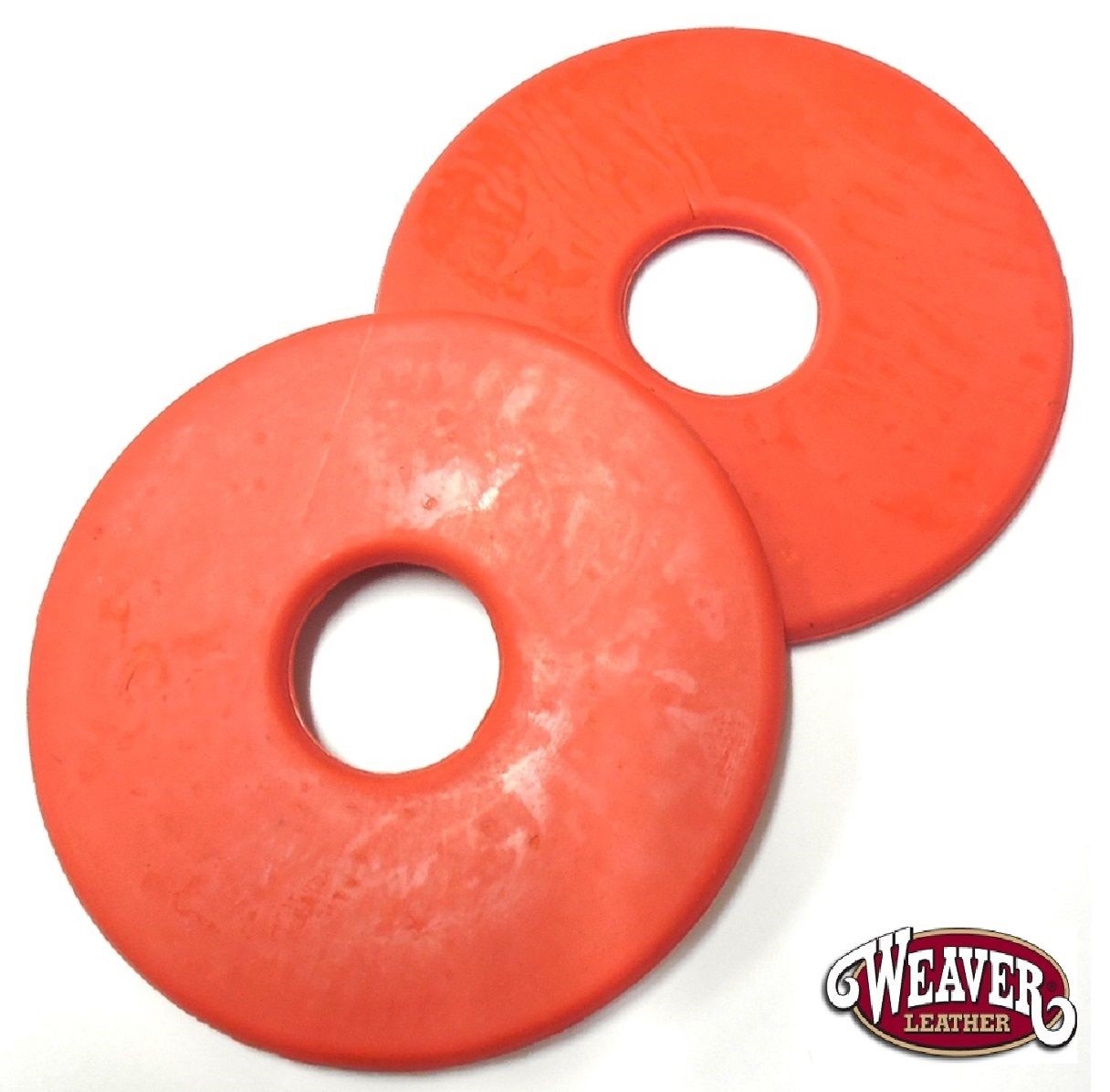 Rubber Bit Guards 3-1/2" Diameter Red Soft Rubber by Weaver New