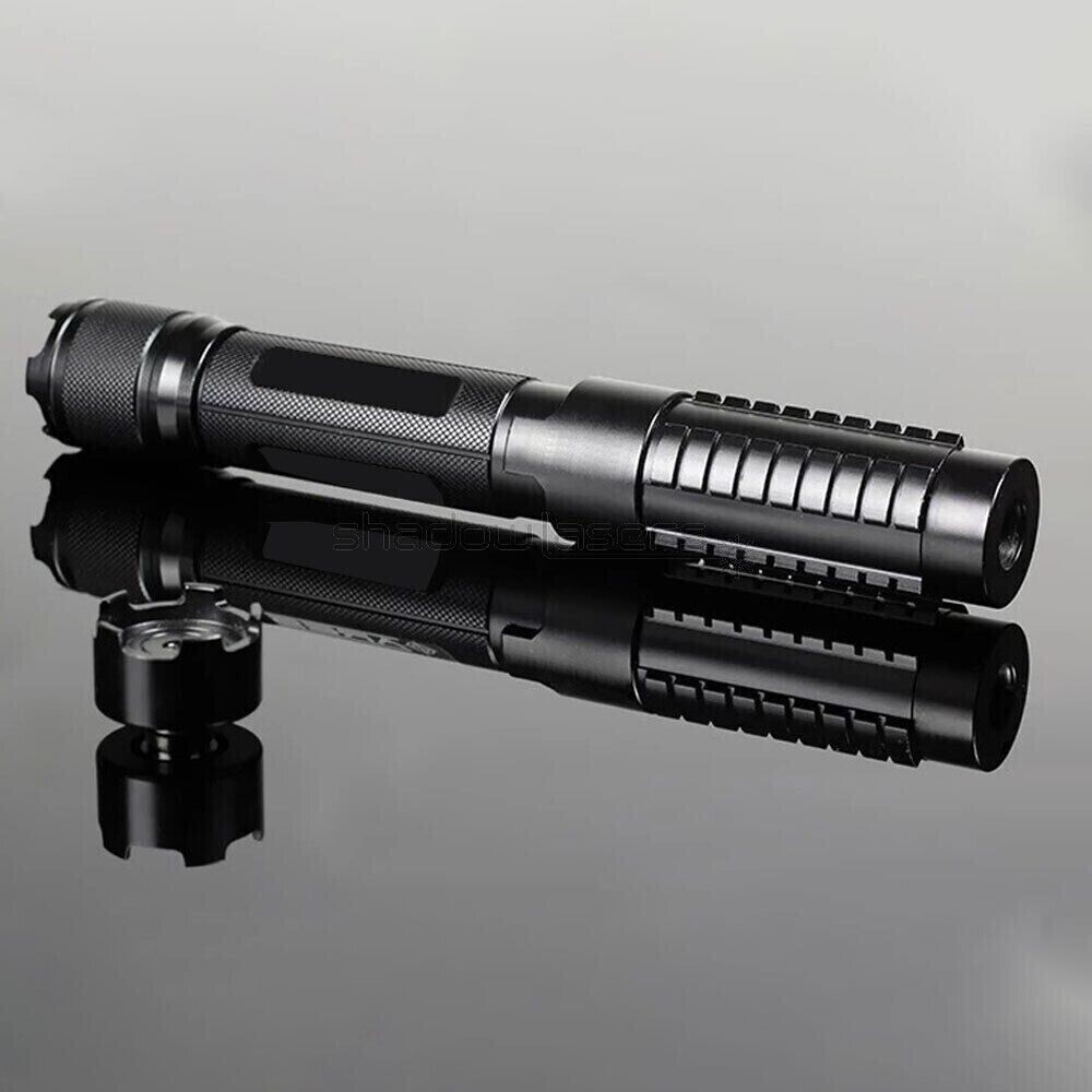 PX6 405nm Adjustable Focus BURNING Purple Laser Pointer UV Laser Torch Beam US