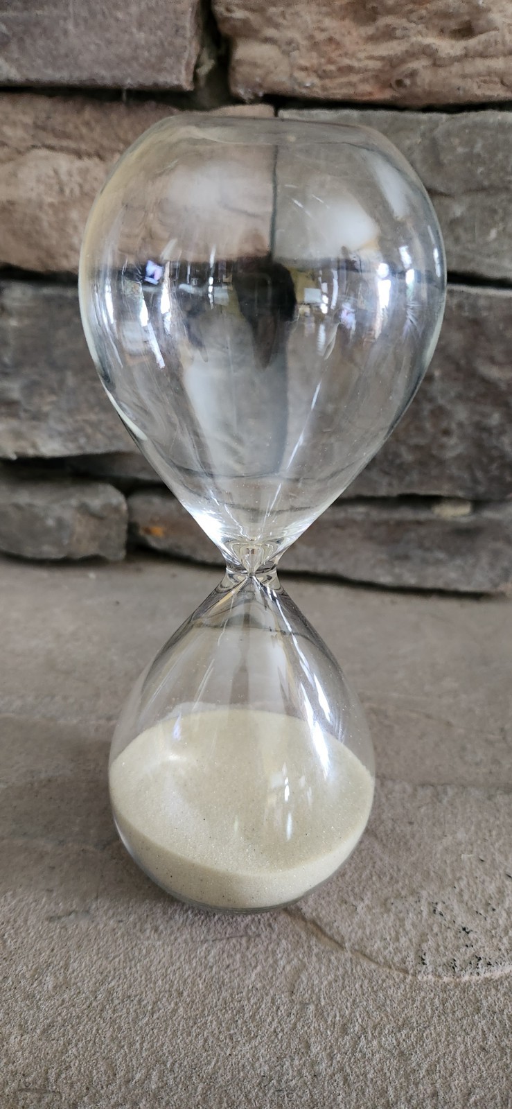 Hourglass, Sand Timer, 8" Tall