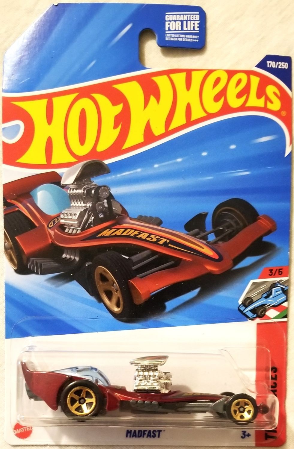Hot Wheels - 2025 Track Aces 3/5 Madfast 170/250 (BBHYY09)